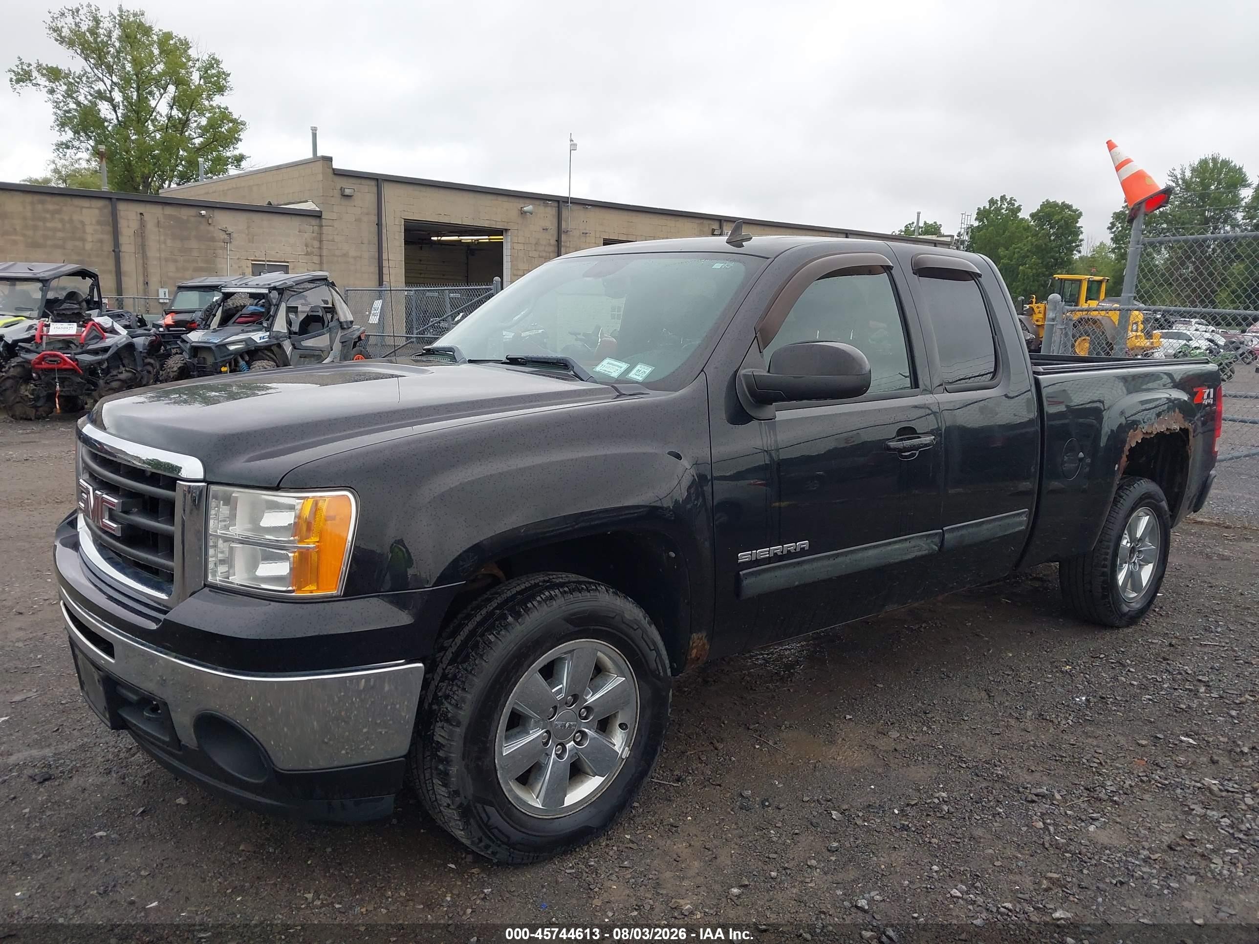 2011 Gmc Sierra 1500 Slt Black vin: 1GTR2WE31BZ366152