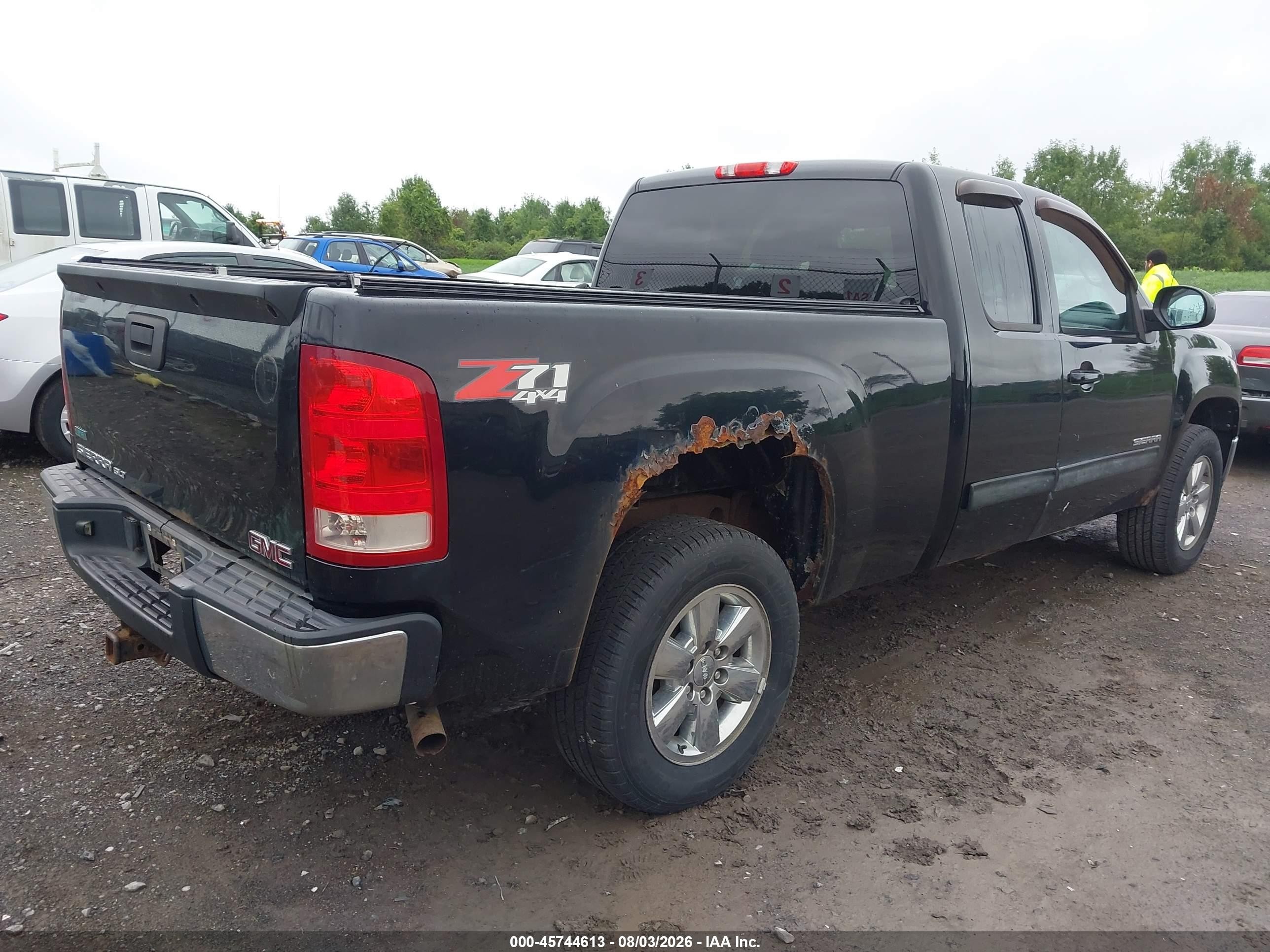 2011 Gmc Sierra 1500 Slt Black vin: 1GTR2WE31BZ366152