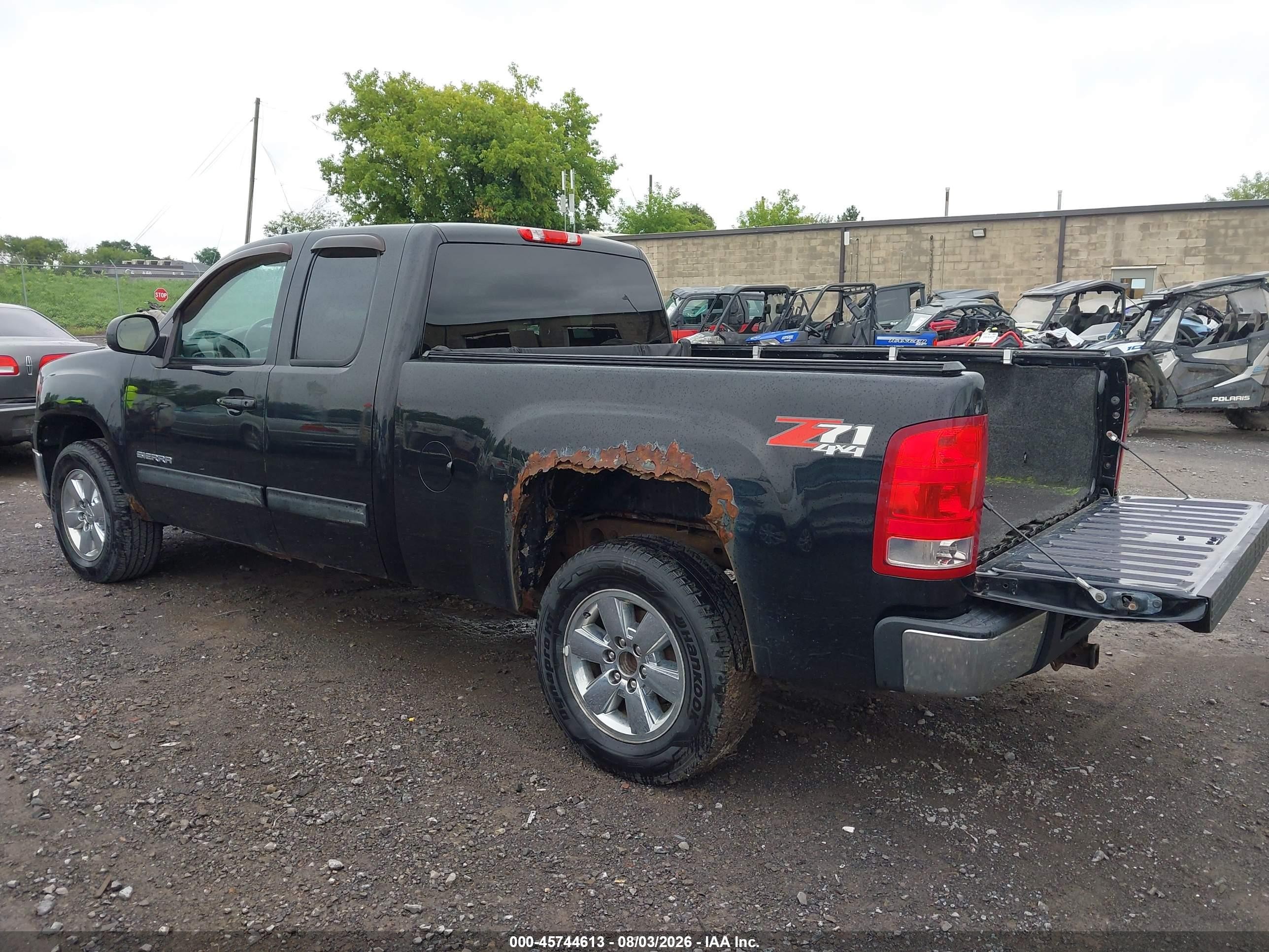 2011 Gmc Sierra 1500 Slt Black vin: 1GTR2WE31BZ366152