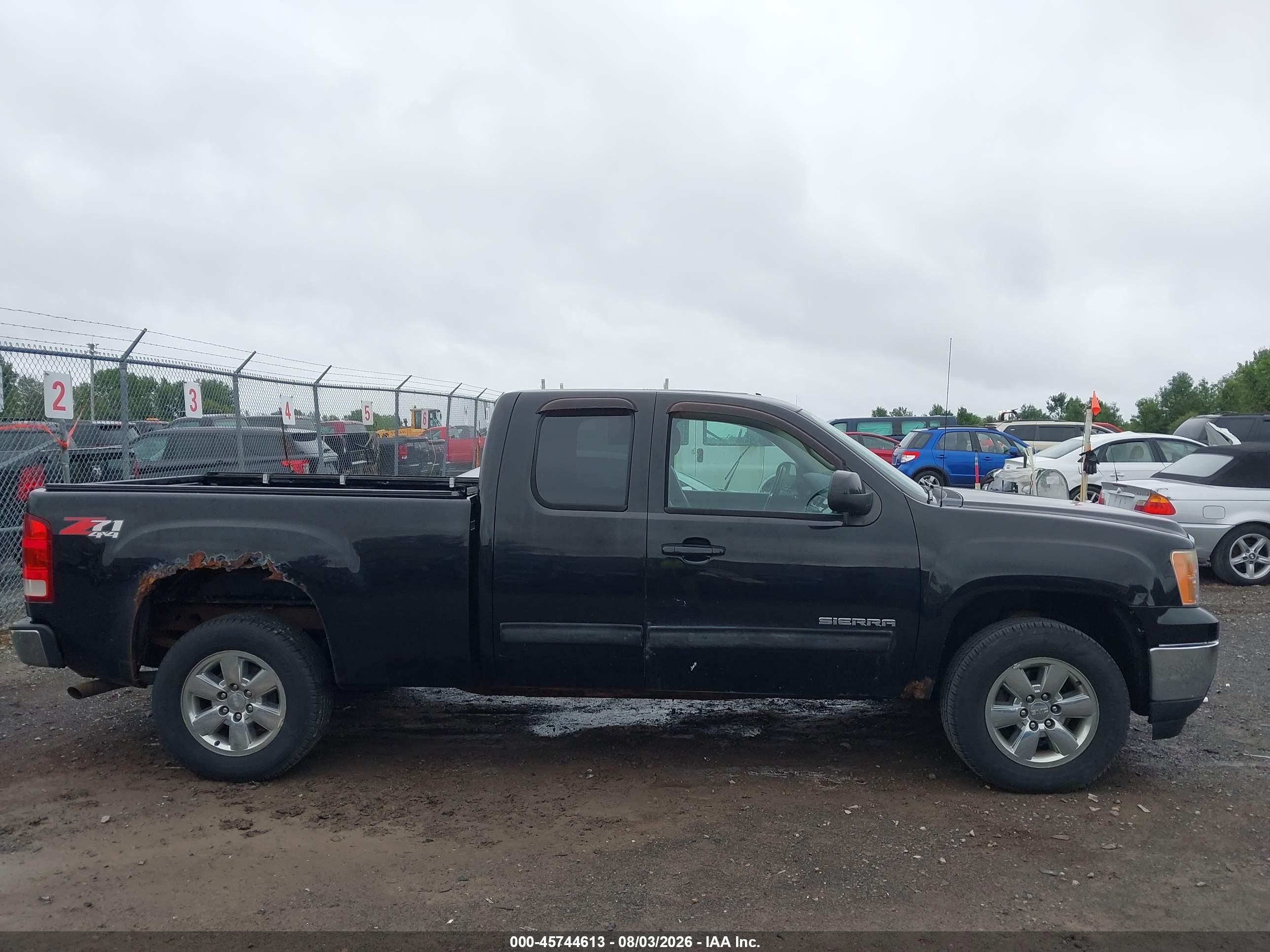 2011 Gmc Sierra 1500 Slt Black vin: 1GTR2WE31BZ366152