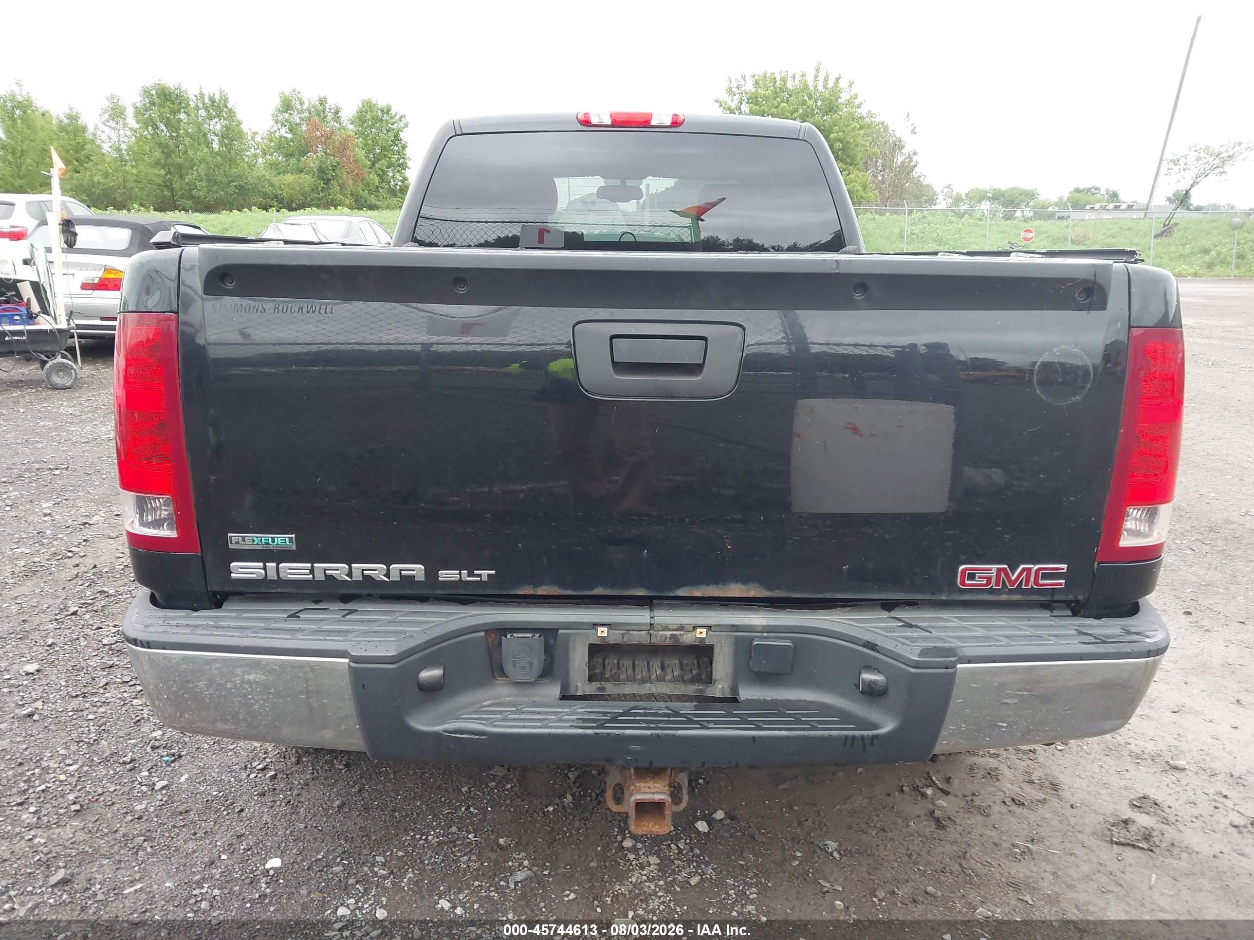2011 Gmc Sierra 1500 Slt Black vin: 1GTR2WE31BZ366152