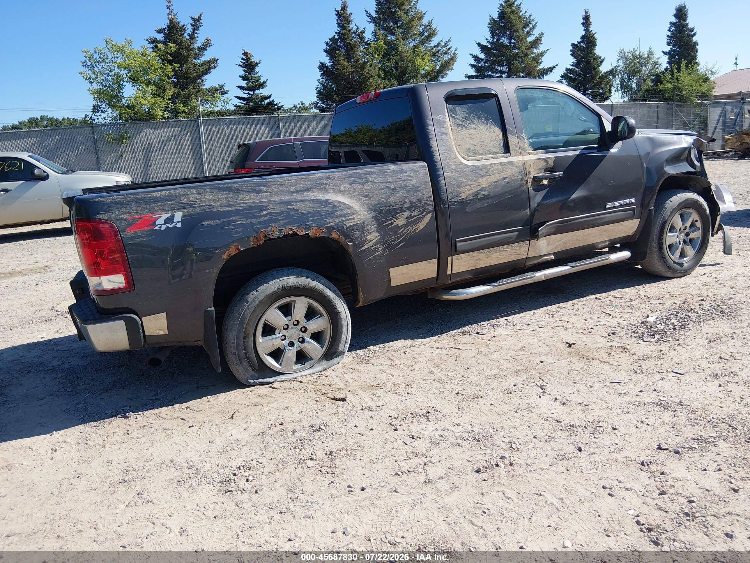 2011 Gmc Sierra 1500 Slt Black vin: 1GTR2WE33BZ247194