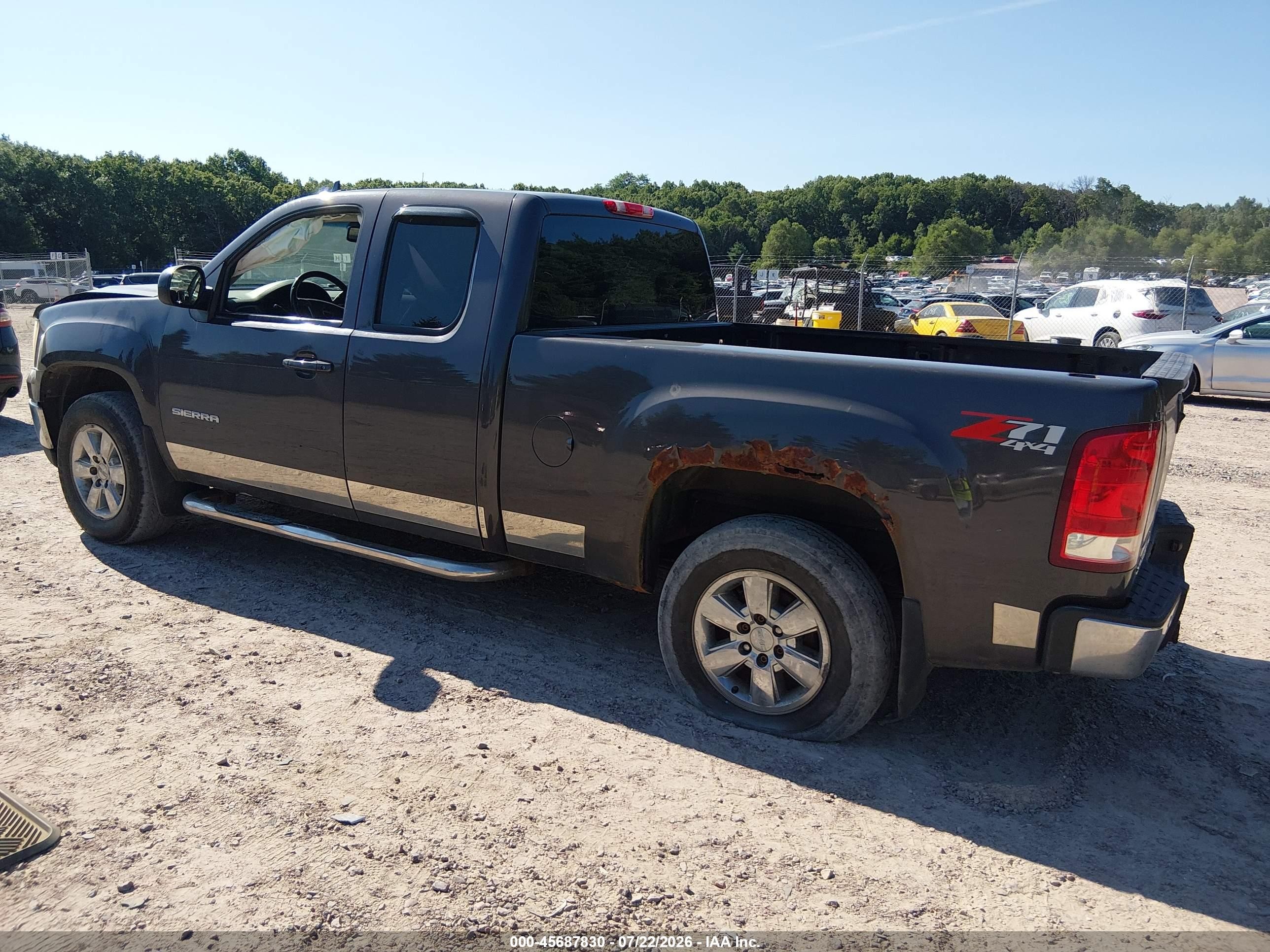 2011 Gmc Sierra 1500 Slt Black vin: 1GTR2WE33BZ247194