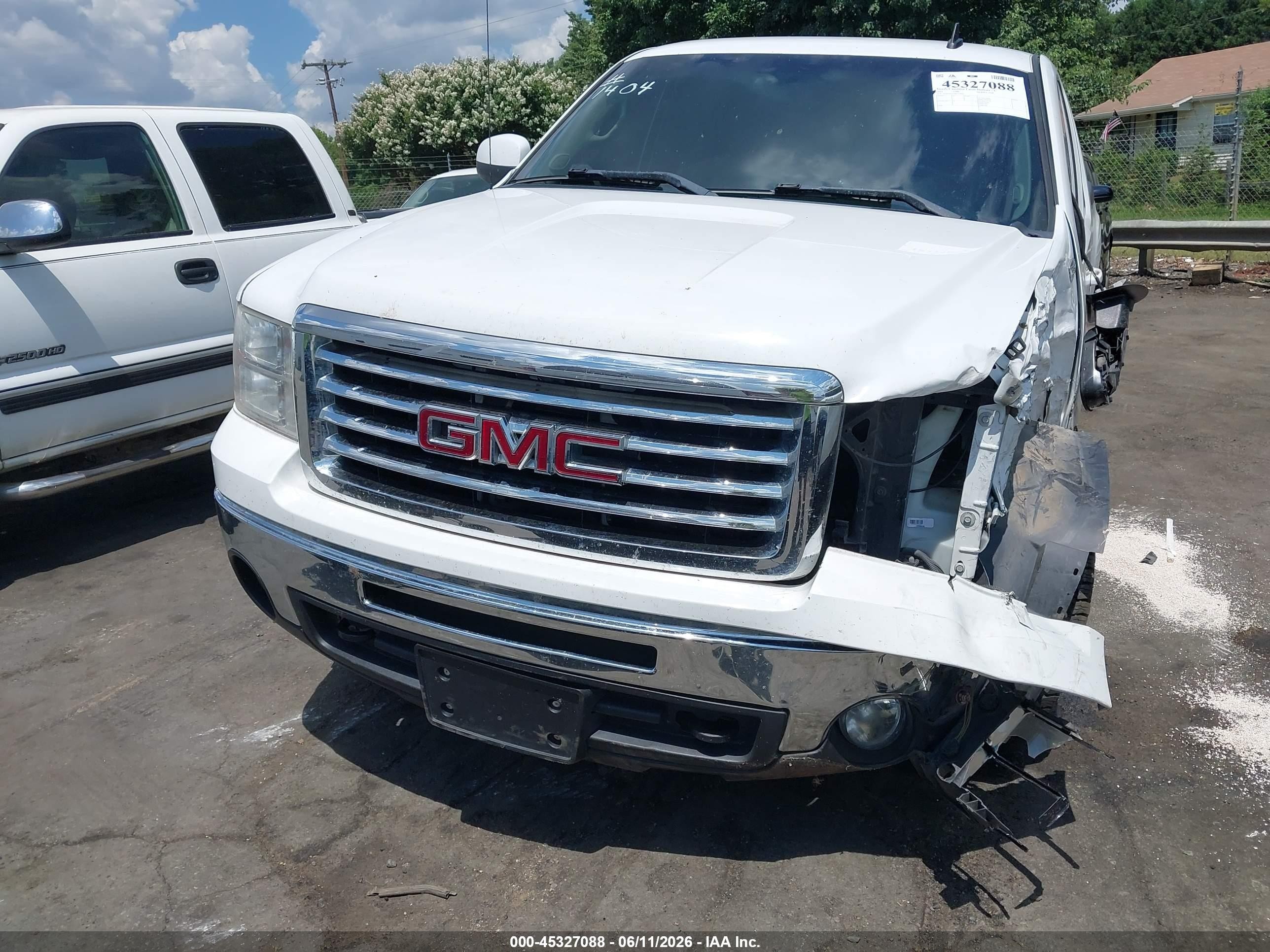 2011 Gmc Sierra 1500 Slt White vin: 1GTR2WE33BZ313050
