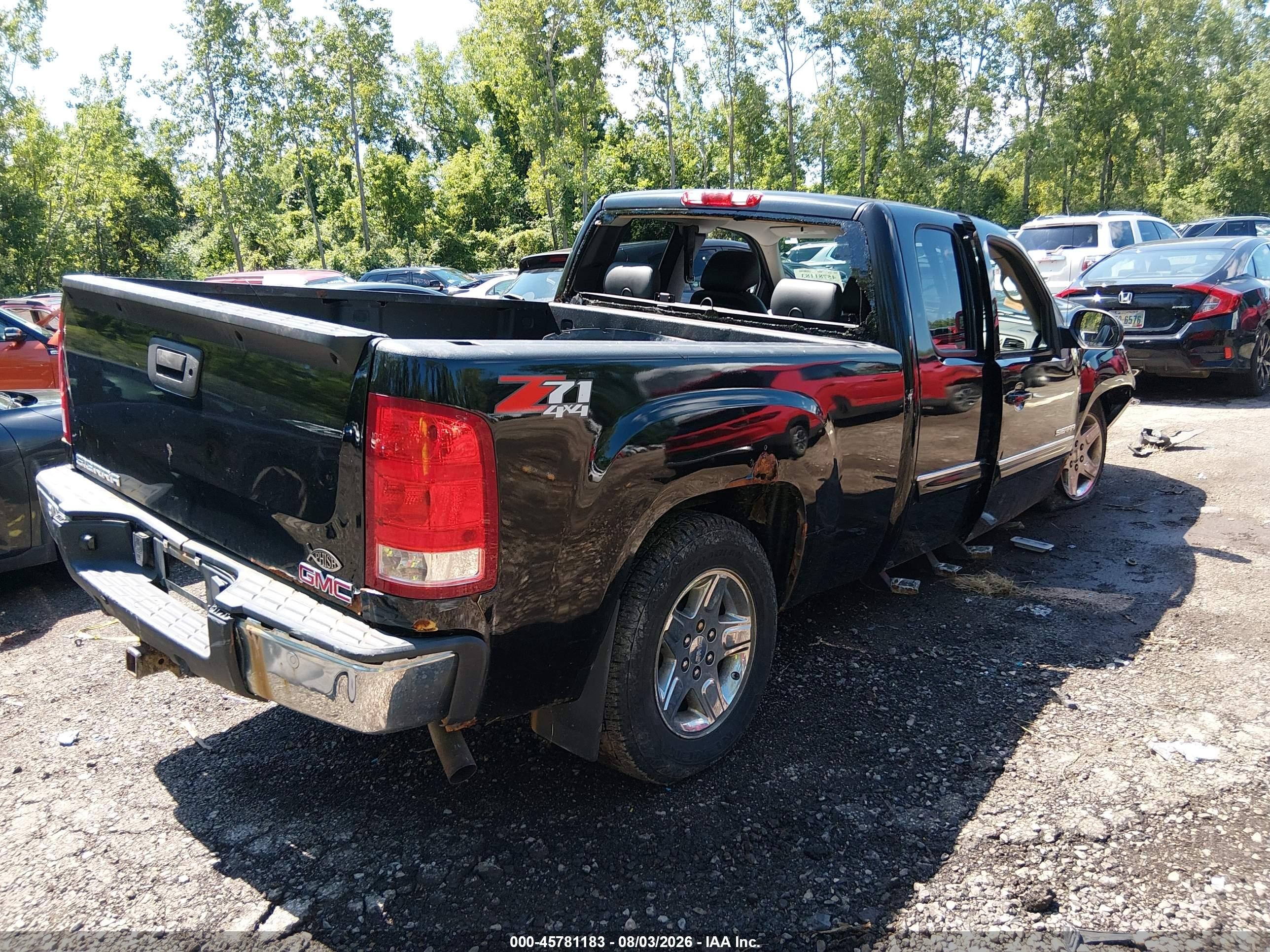 2011 Gmc Sierra 1500 Slt Black vin: 1GTR2WE34BZ278101