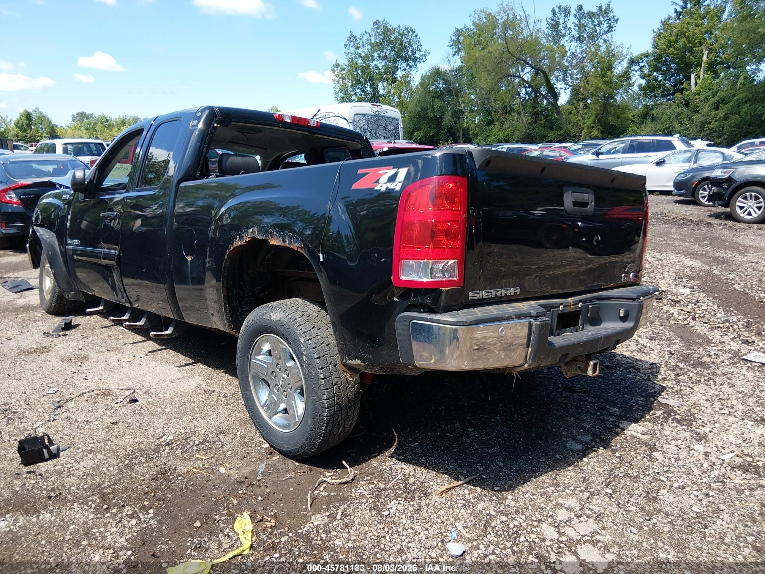 2011 Gmc Sierra 1500 Slt Black vin: 1GTR2WE34BZ278101