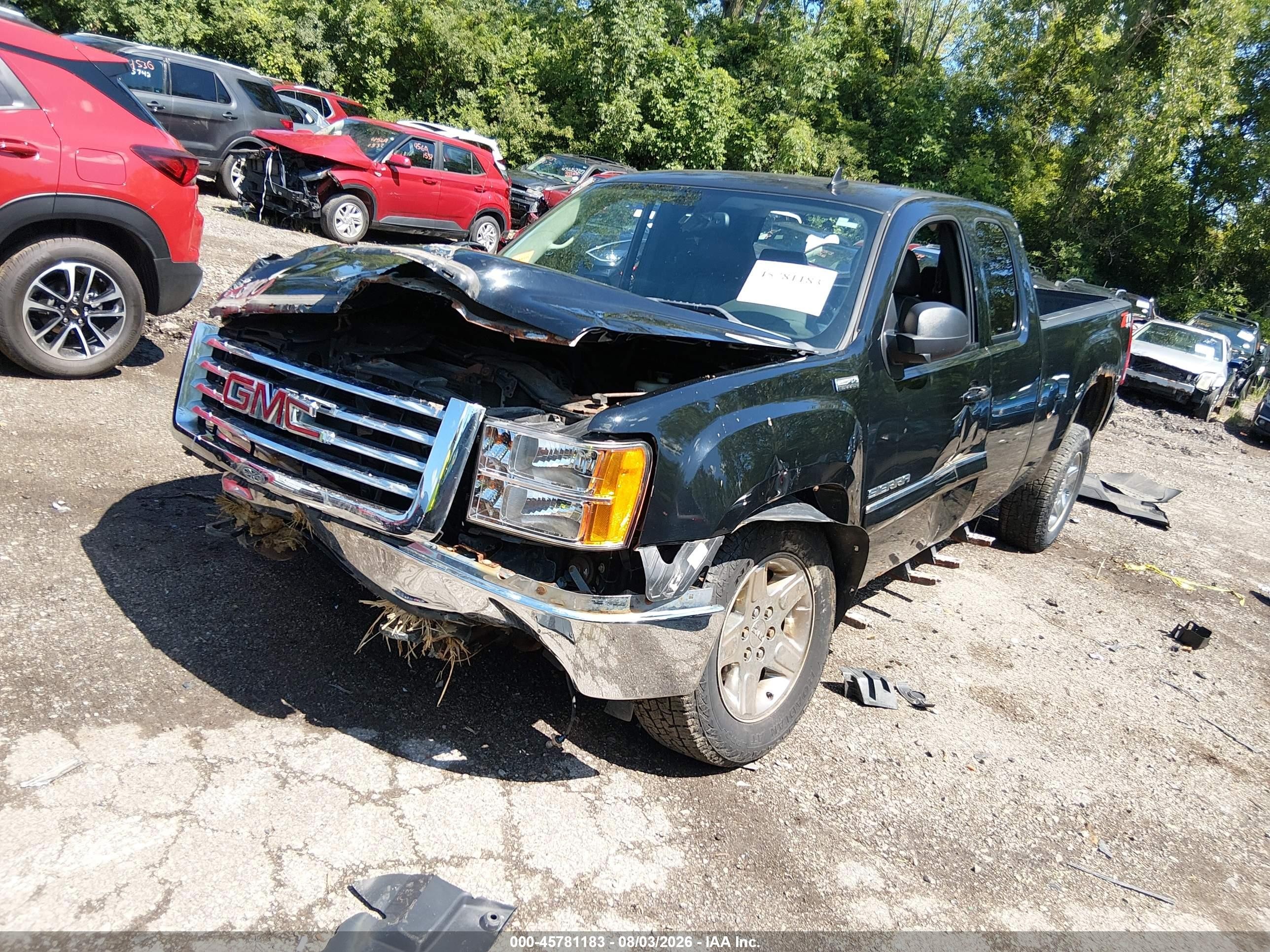 2011 Gmc Sierra 1500 Slt Black vin: 1GTR2WE34BZ278101