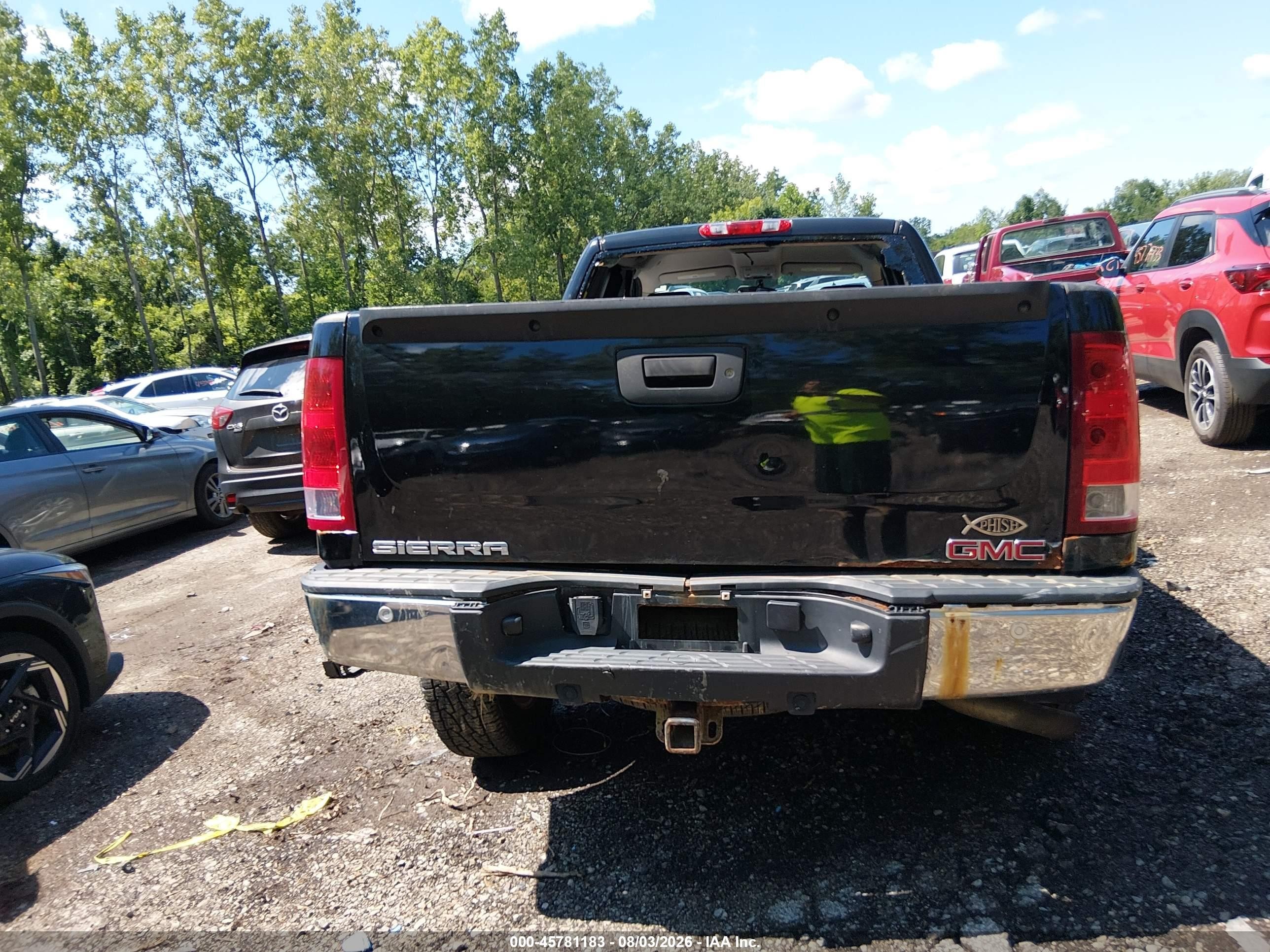 2011 Gmc Sierra 1500 Slt Black vin: 1GTR2WE34BZ278101