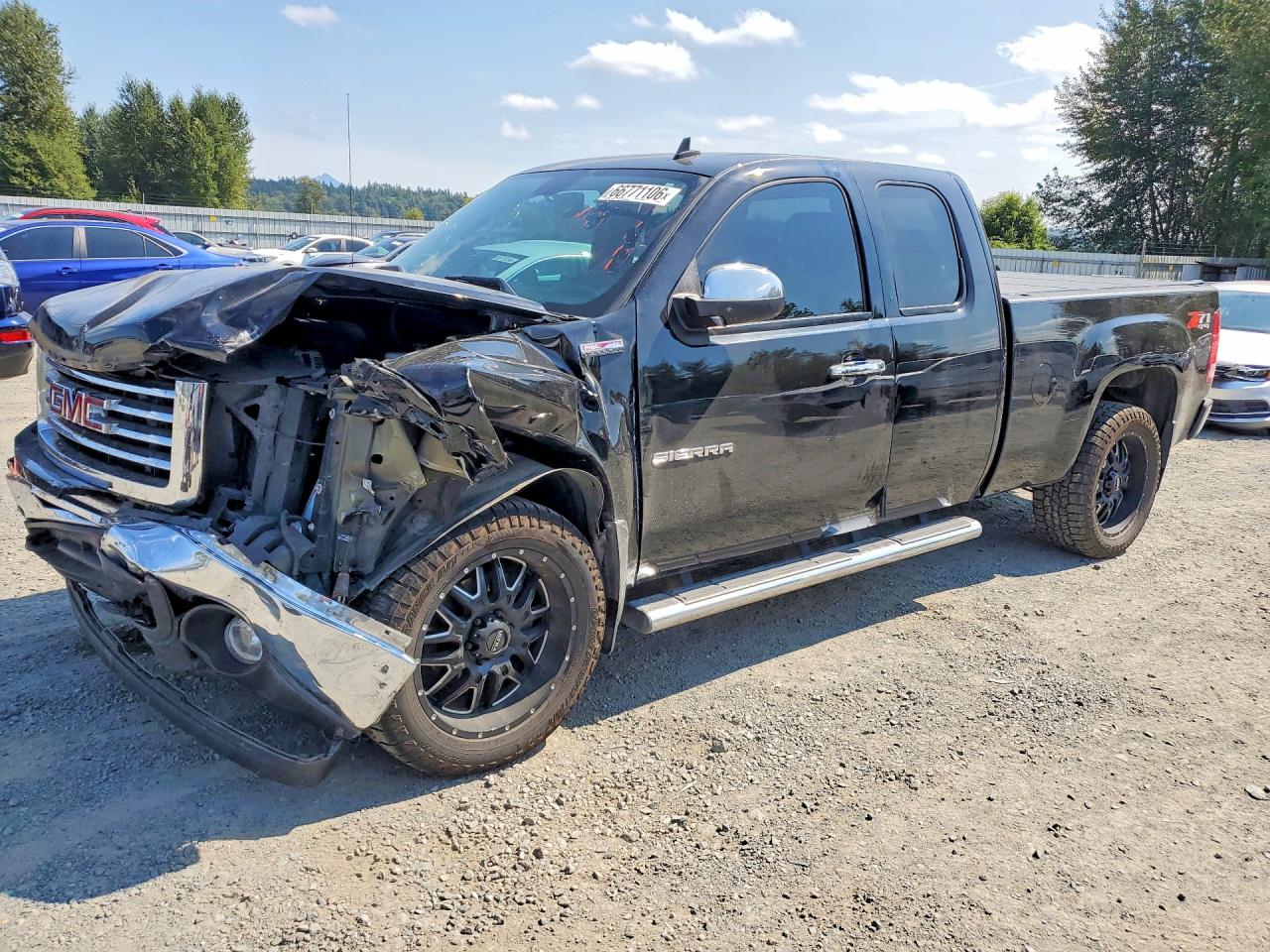 2013 Gmc Sierra K1500 Slt Black vin: 1GTR2WE74DZ283014