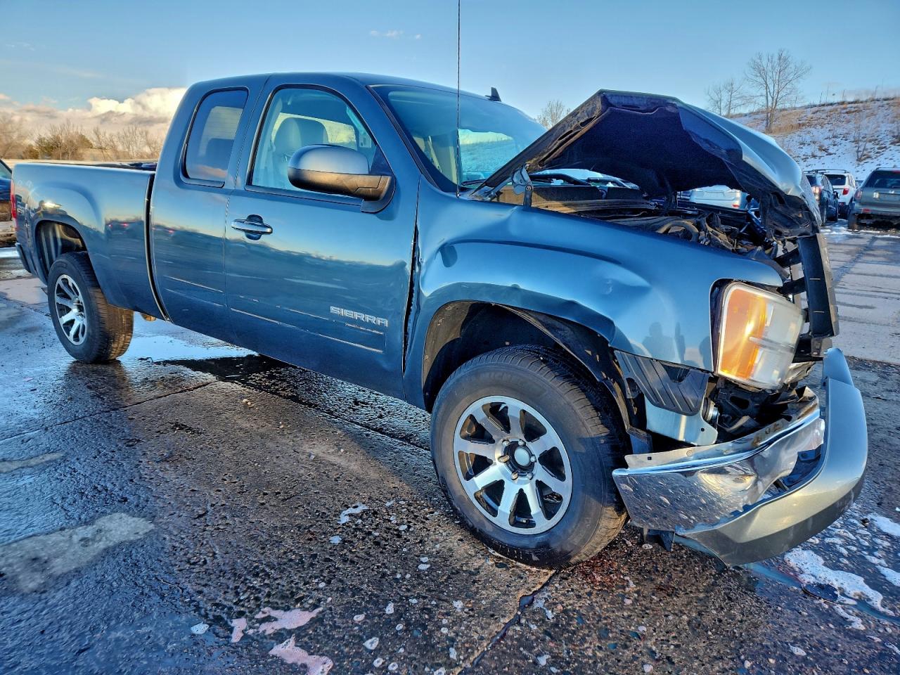 2012 Gmc Sierra K1500 Slt Бирюзовый vin: 1GTR2WE79CZ297263