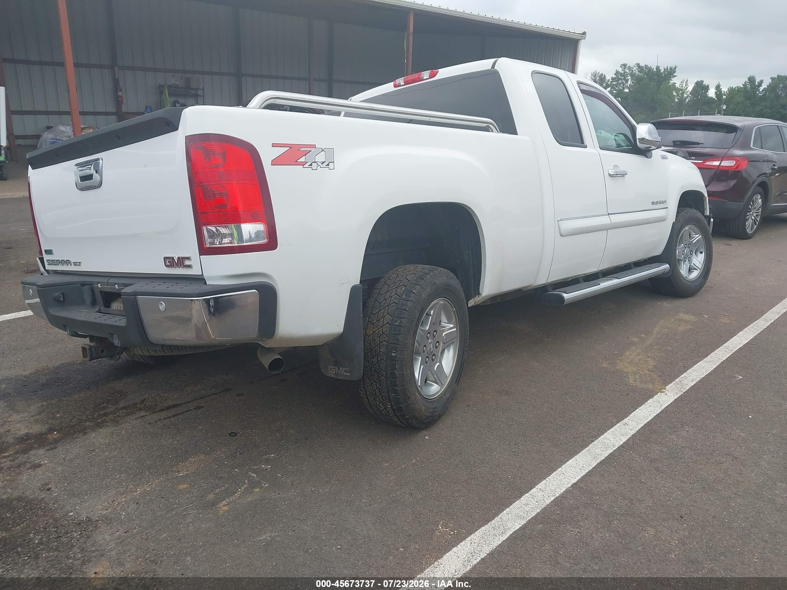2012 Gmc Sierra 1500 Slt White vin: 1GTR2WE7XCZ277152