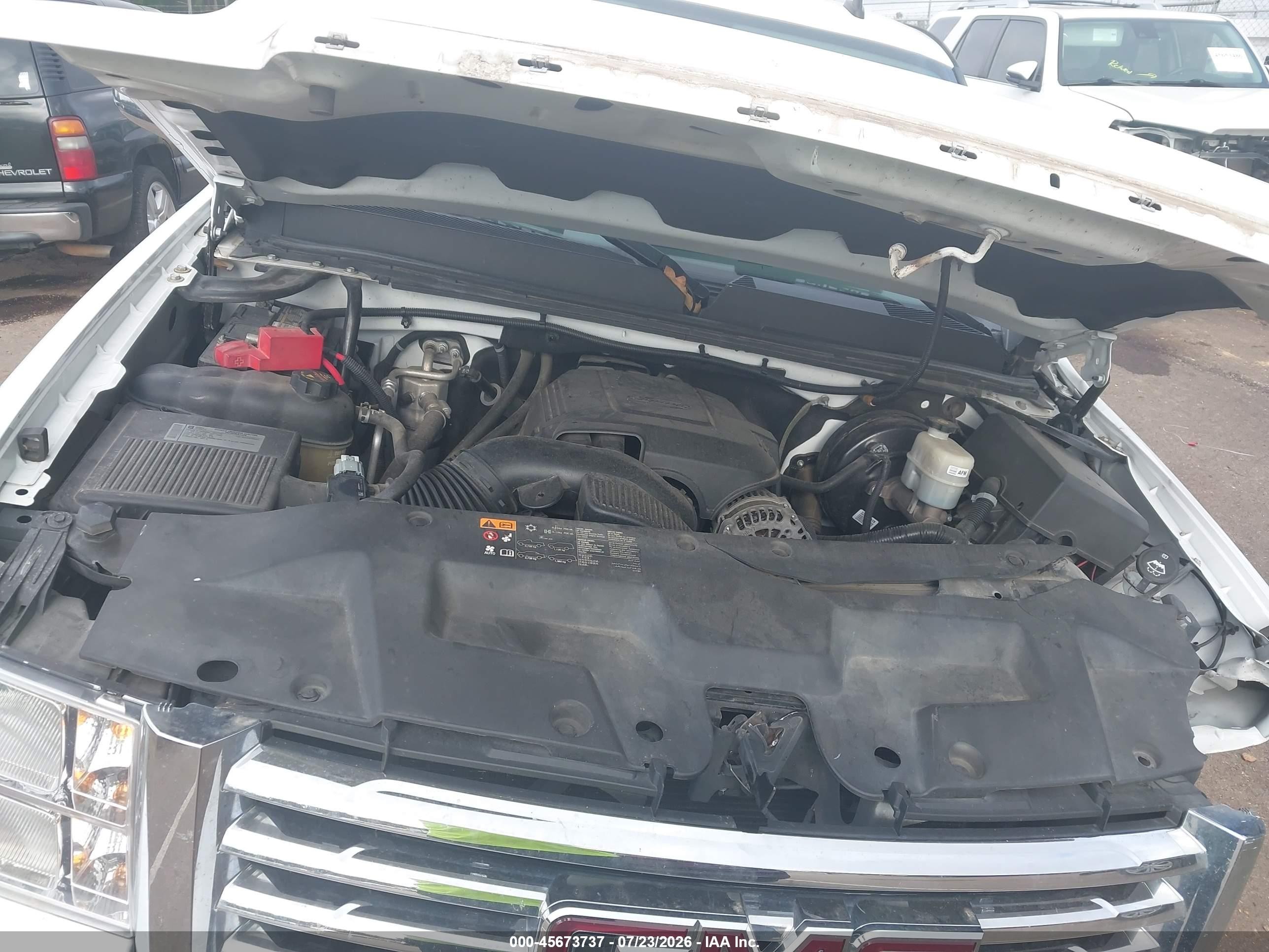 2012 Gmc Sierra 1500 Slt White vin: 1GTR2WE7XCZ277152