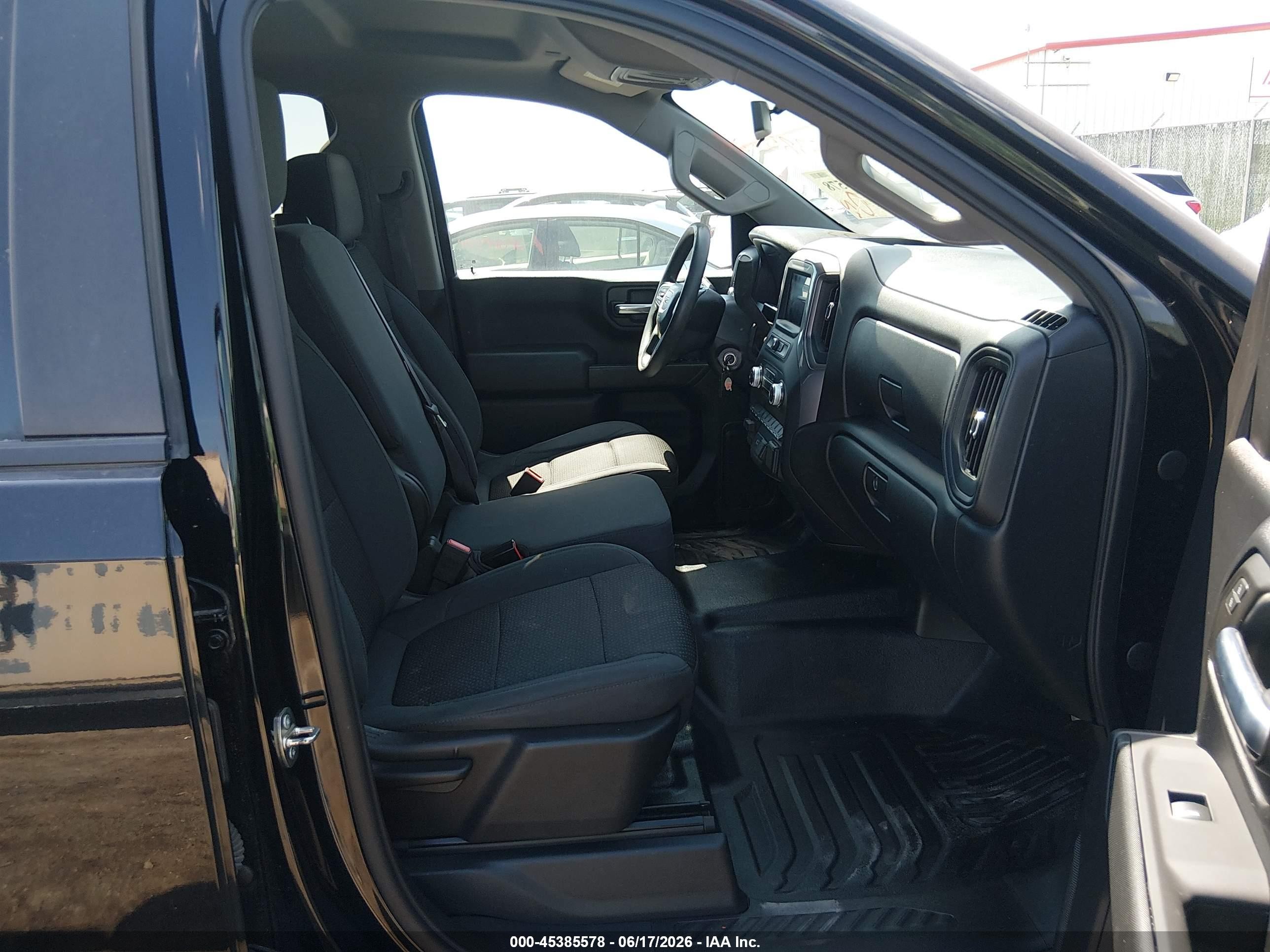 2020 Gmc Sierra 1500 2wd  Standard Box Black vin: 1GTR8AEK3LZ134906
