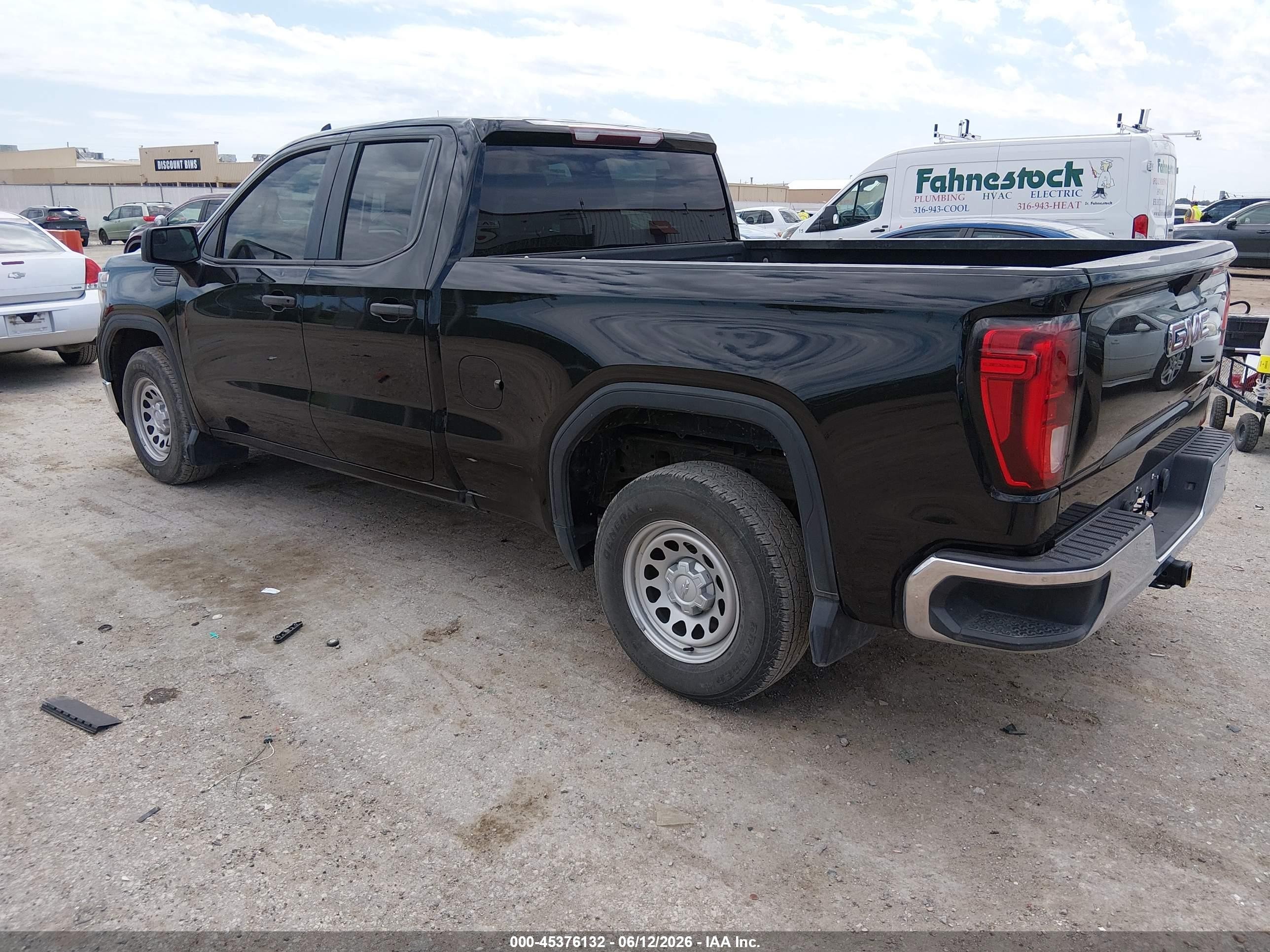 2020 Gmc Sierra 1500 2wd  Standard Box Black vin: 1GTR8AEK5LZ134261