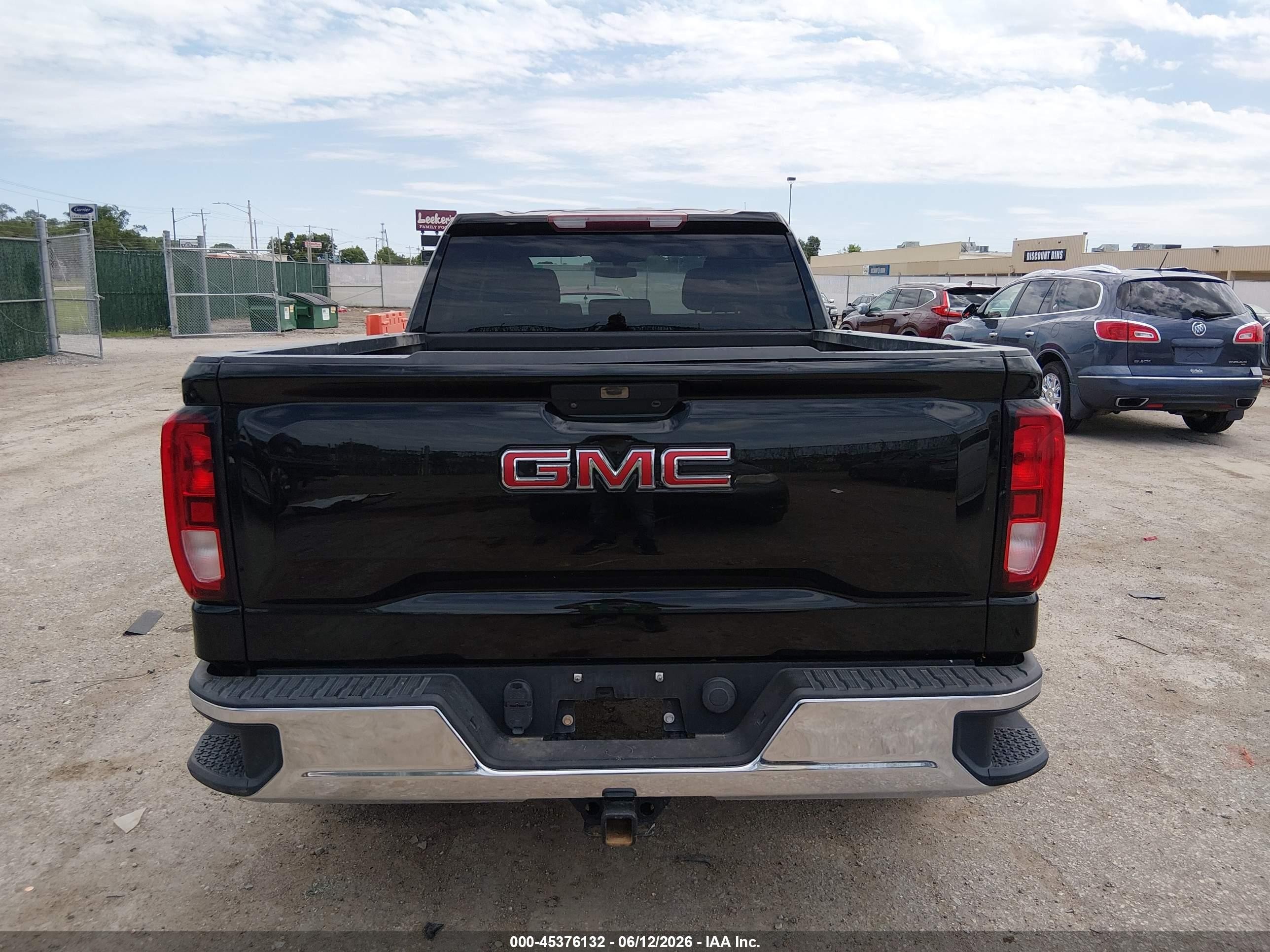 2020 Gmc Sierra 1500 2wd  Standard Box Black vin: 1GTR8AEK5LZ134261