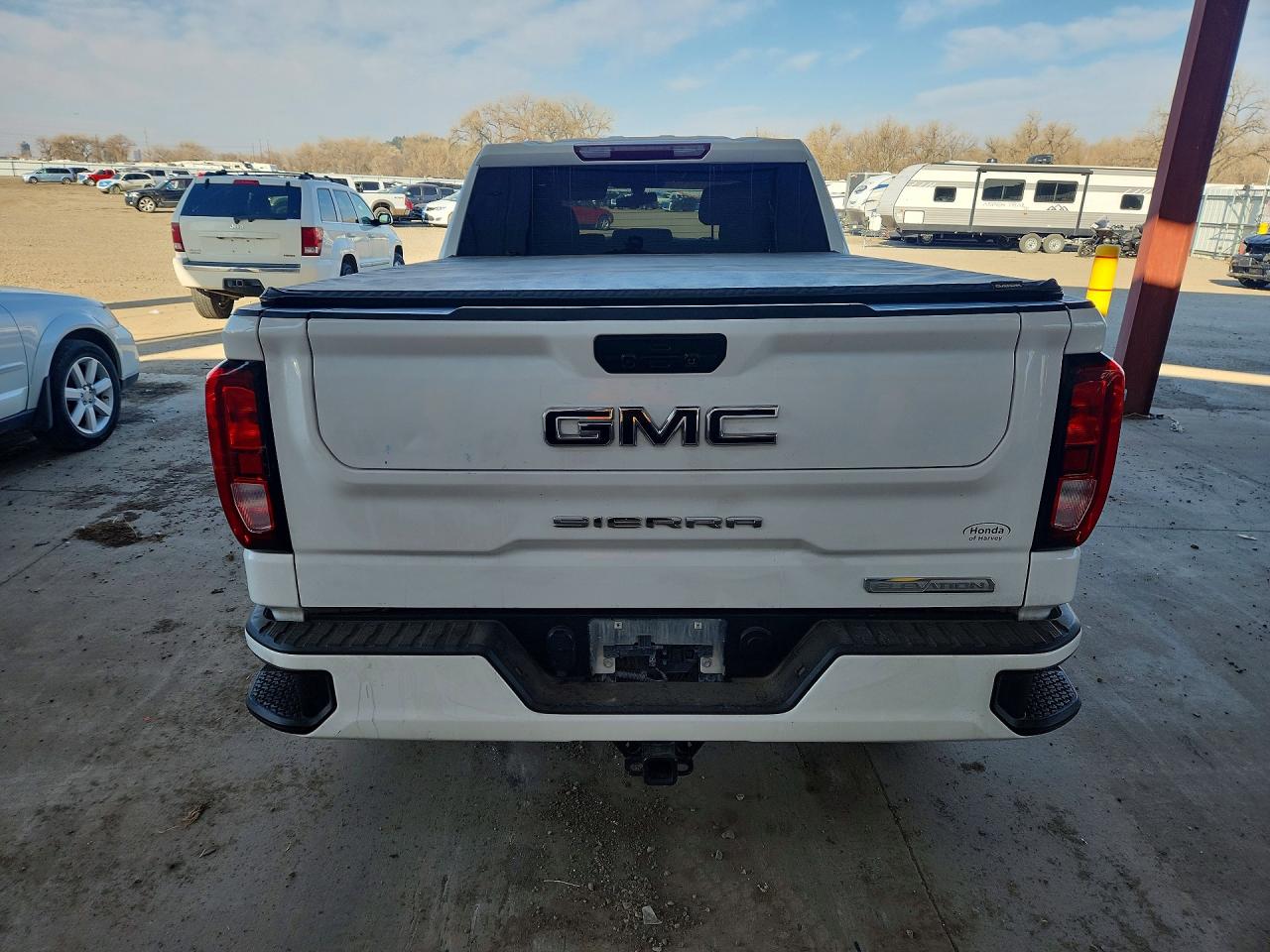 2021 Gmc Sierra C1500 Elevation White vin: 1GTR8CED0MZ346922