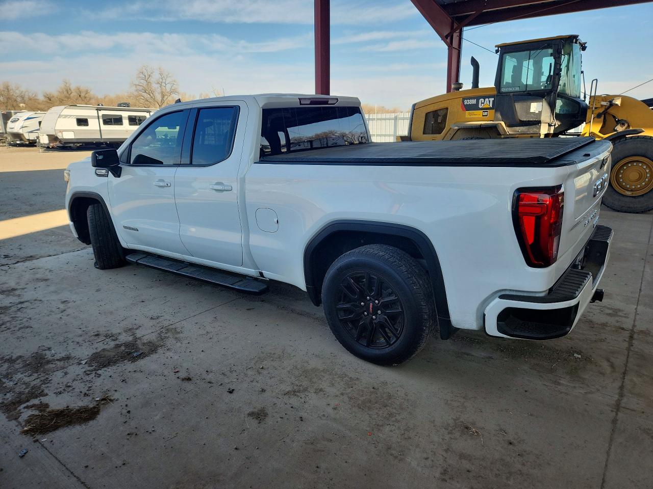 2021 Gmc Sierra C1500 Elevation White vin: 1GTR8CED0MZ346922