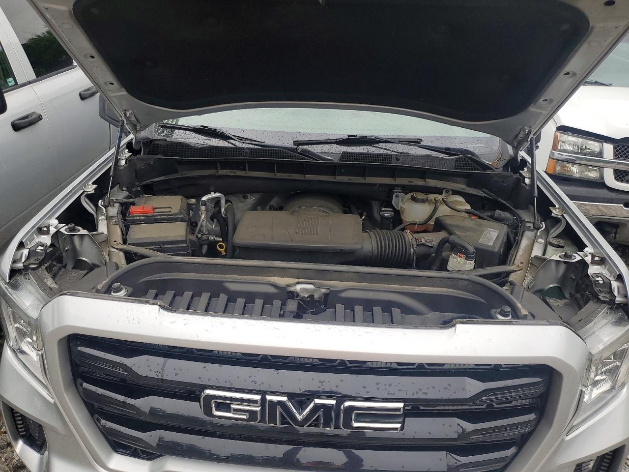 2021 Gmc Sierra K1500 Elevation Silver vin: 1GTR9CED0MZ253153