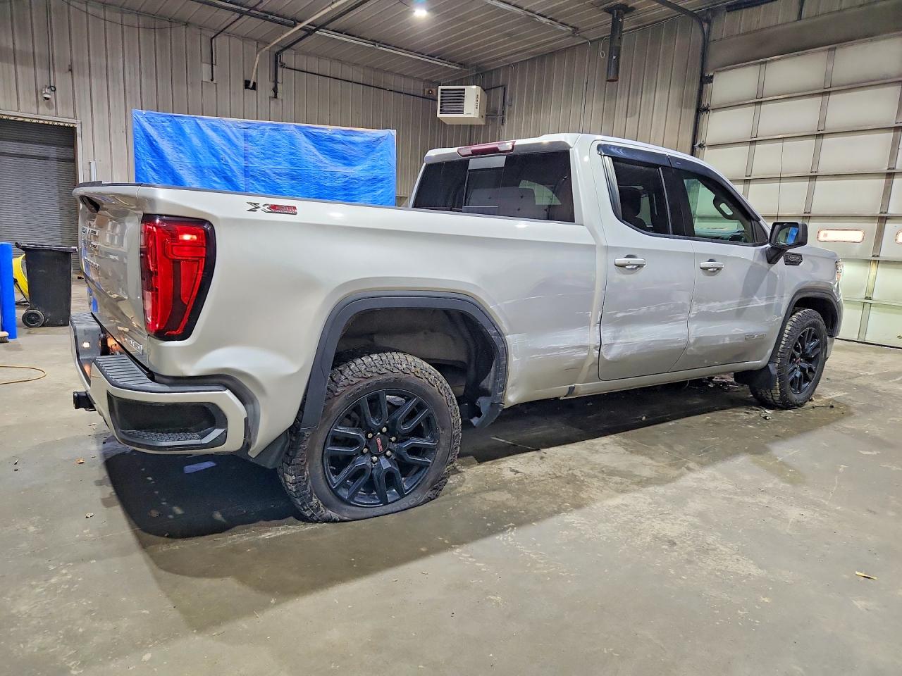 2021 Gmc Sierra K1500 Elevation Silver vin: 1GTR9CED0MZ253153