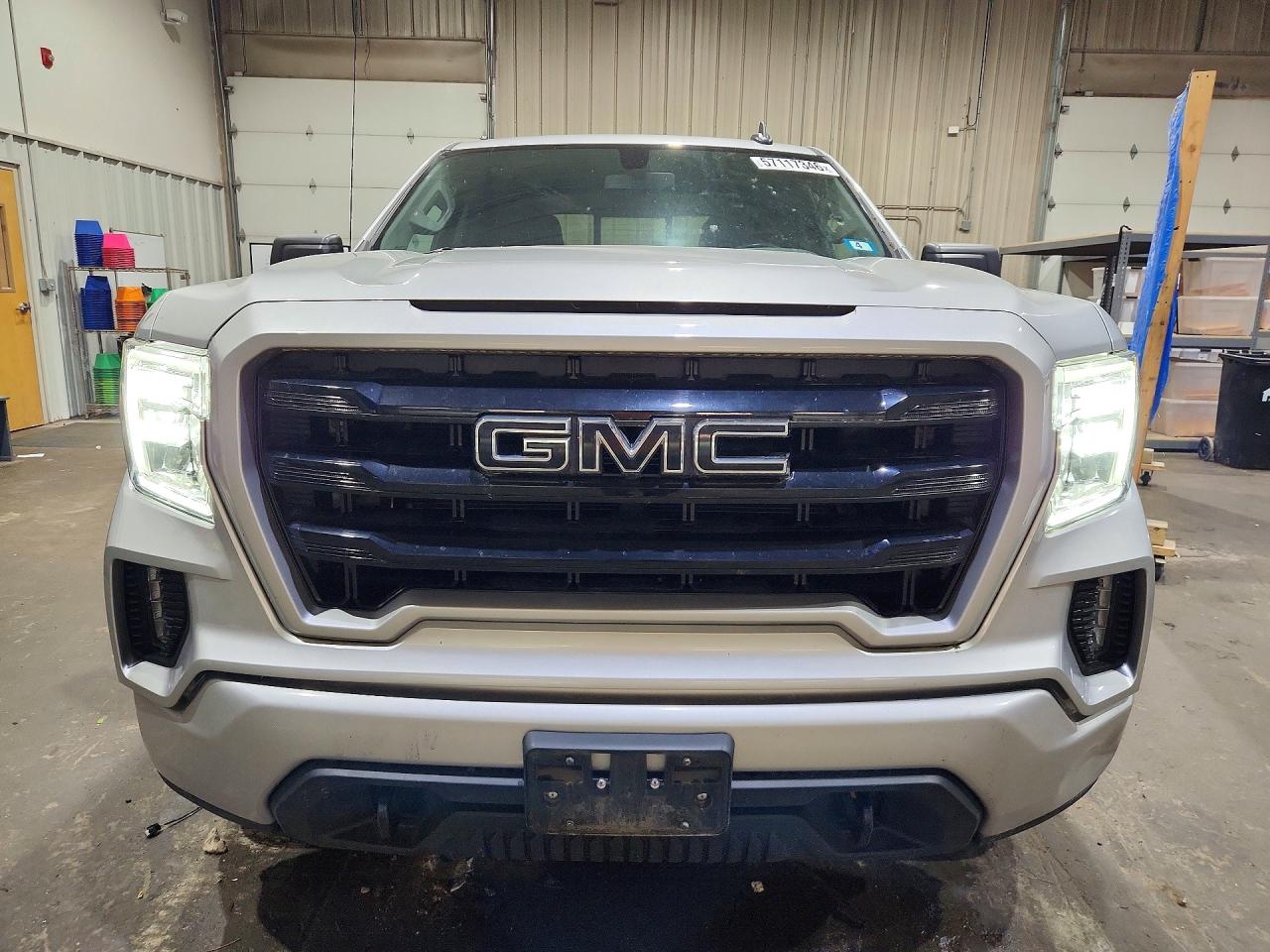 2021 Gmc Sierra K1500 Elevation Silver vin: 1GTR9CED0MZ253153
