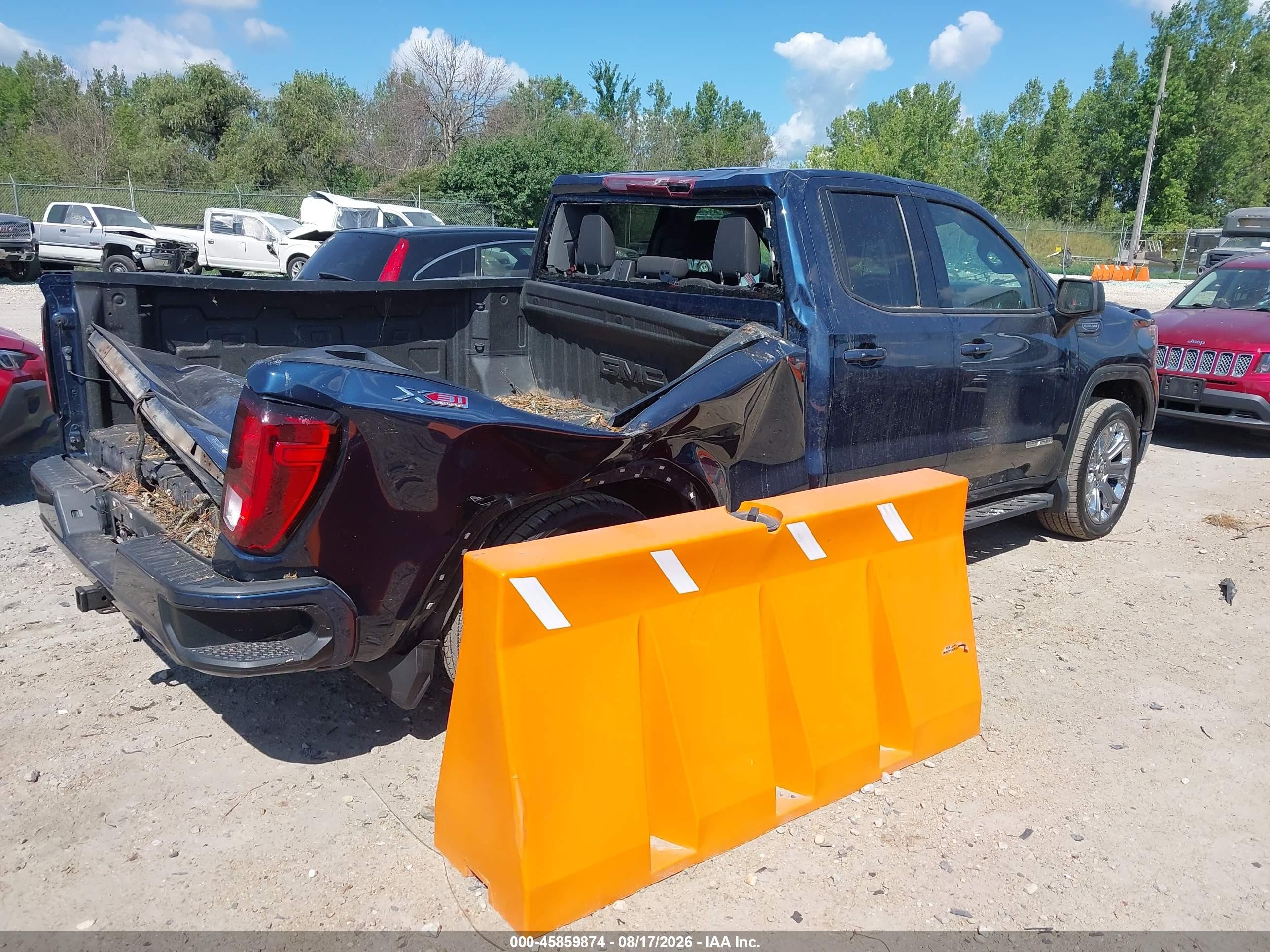 2021 Gmc Sierra 1500 4wd  Standard Box Elevation Blue vin: 1GTR9CED2MZ124251