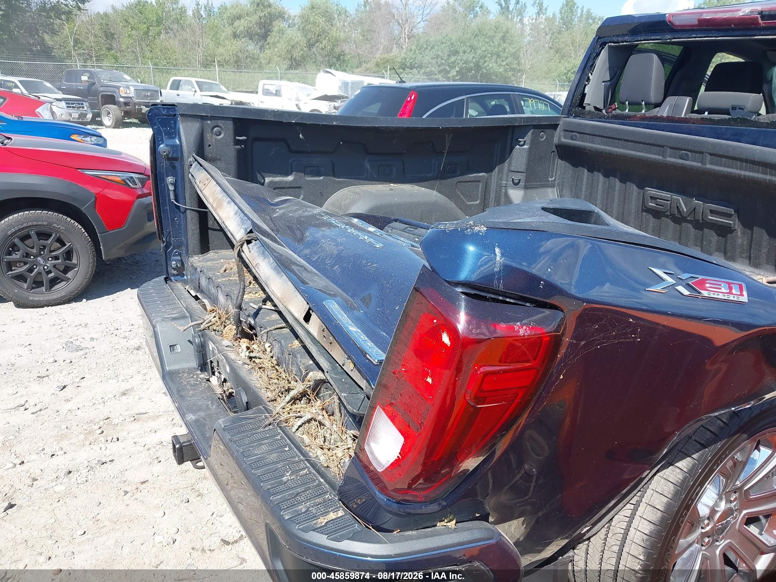 2021 Gmc Sierra 1500 4wd  Standard Box Elevation Blue vin: 1GTR9CED2MZ124251