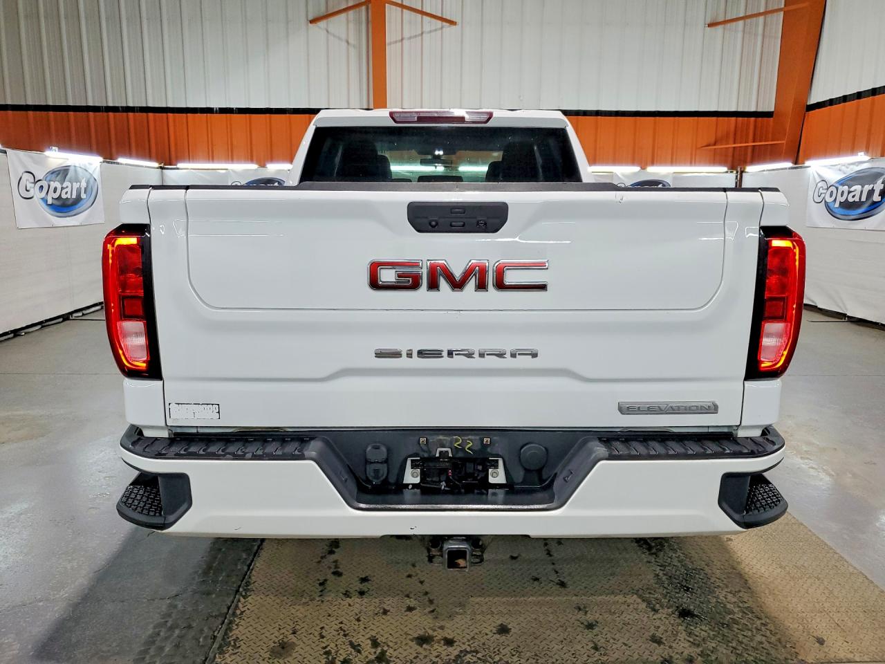 2021 Gmc Sierra K1500 Elevation White vin: 1GTR9CEK7MZ323259