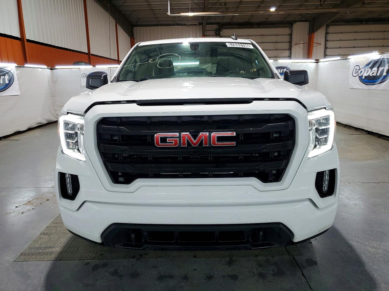 2021 Gmc Sierra K1500 Elevation White vin: 1GTR9CEK7MZ323259