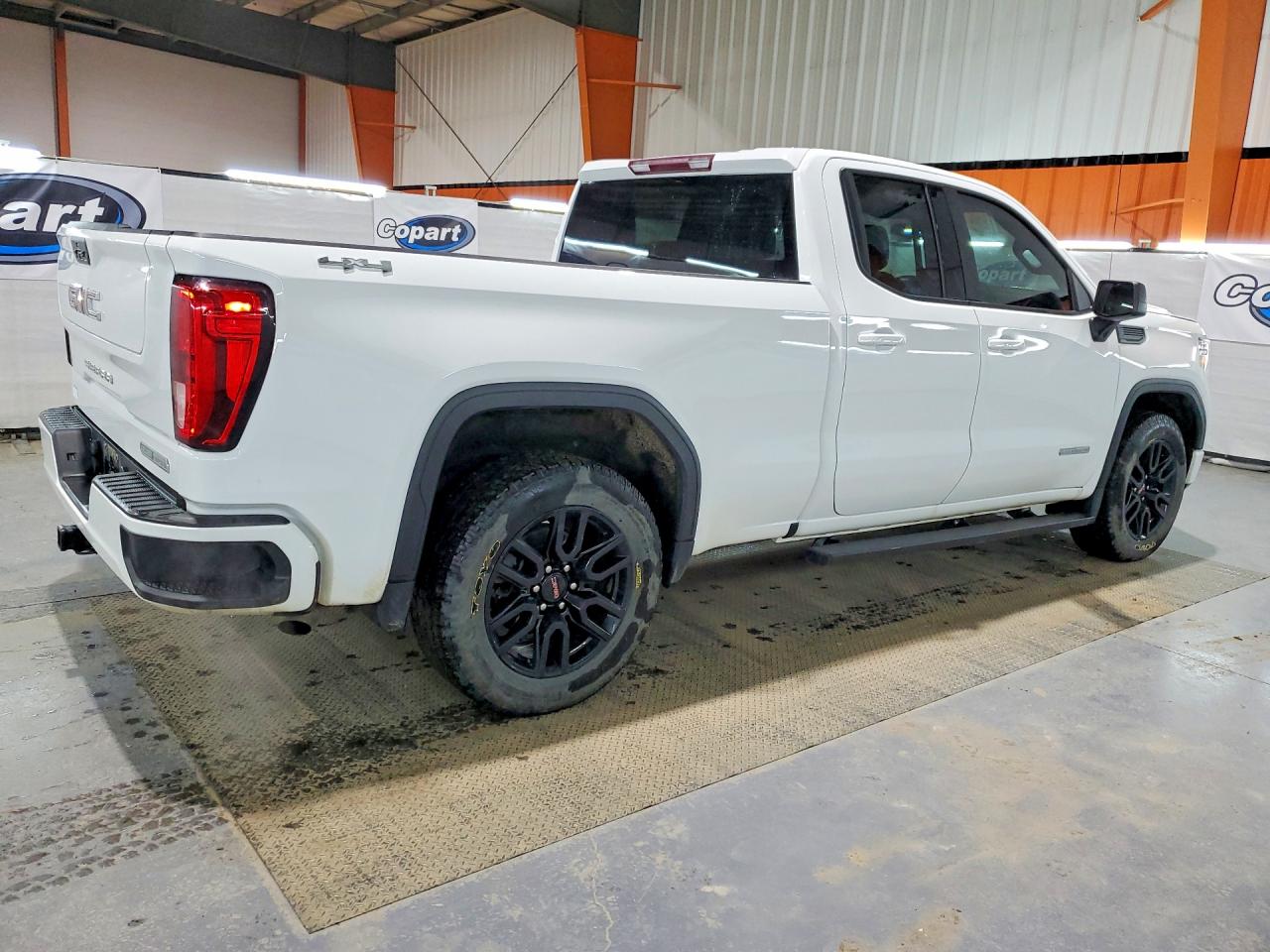 2021 Gmc Sierra K1500 Elevation White vin: 1GTR9CEK7MZ323259