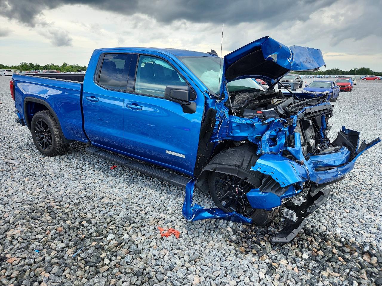 2023 Gmc Sierra C1500 Elevation Blue vin: 1GTRHCEK5PZ194381