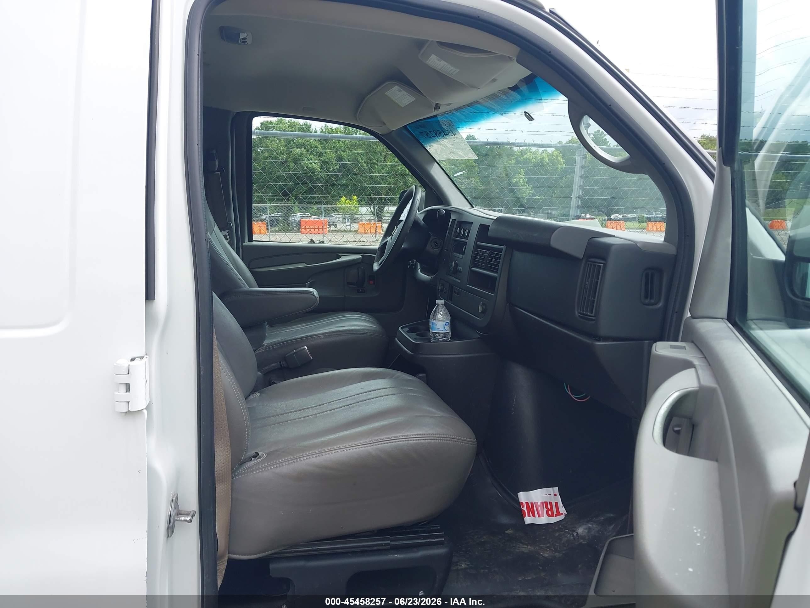 2014 Gmc Savana 1500 Work Van White vin: 1GTS7AFX0E1111213