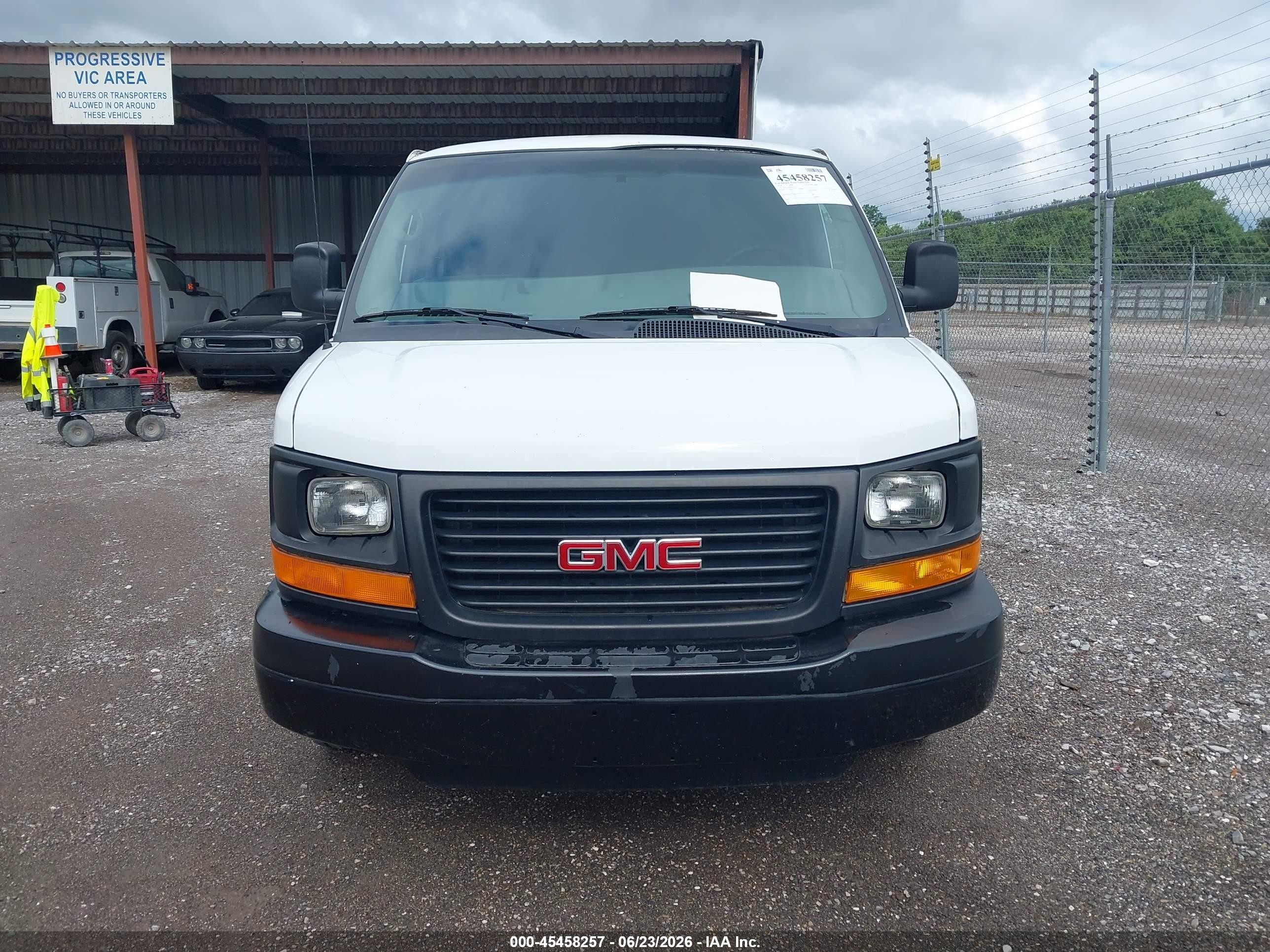 2014 Gmc Savana 1500 Work Van White vin: 1GTS7AFX0E1111213