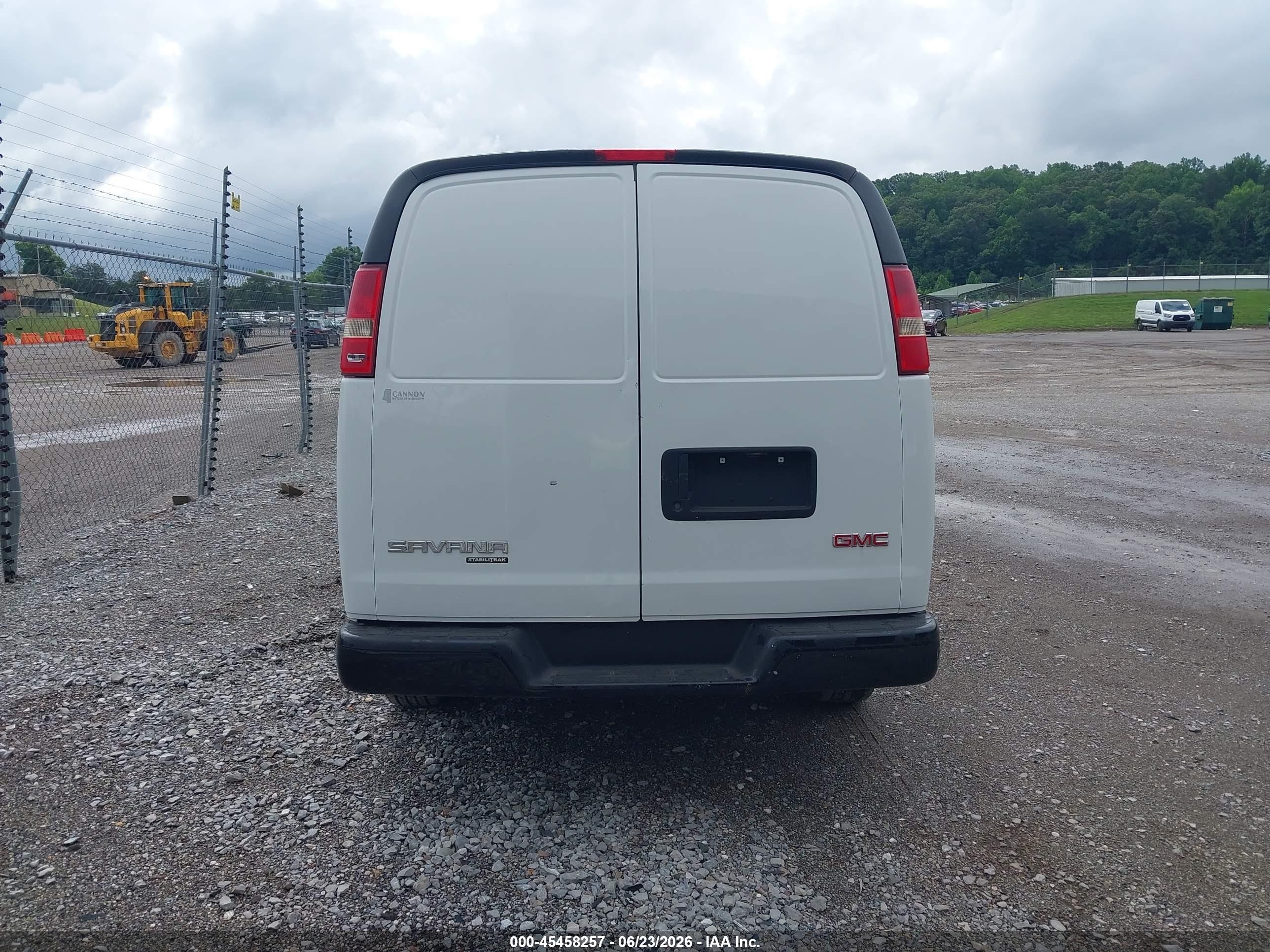 2014 Gmc Savana 1500 Work Van White vin: 1GTS7AFX0E1111213