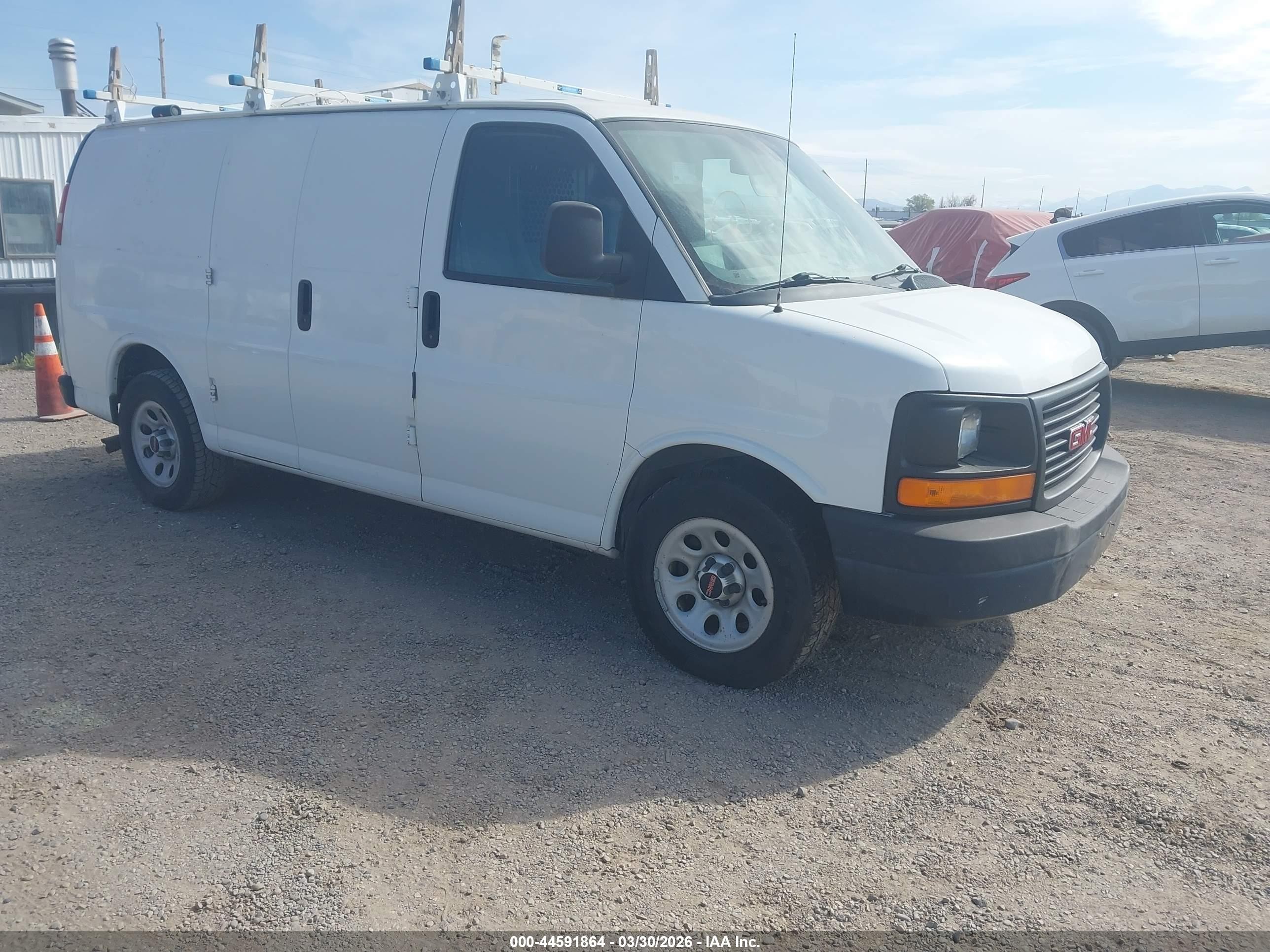 2014 Gmc Savana 1500 Work Van White vin: 1GTS8AF42E1170959
