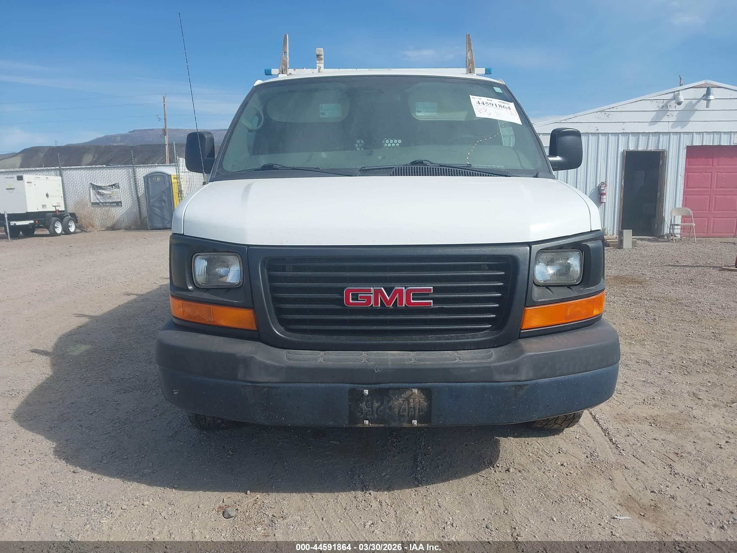 2014 Gmc Savana 1500 Work Van White vin: 1GTS8AF42E1170959