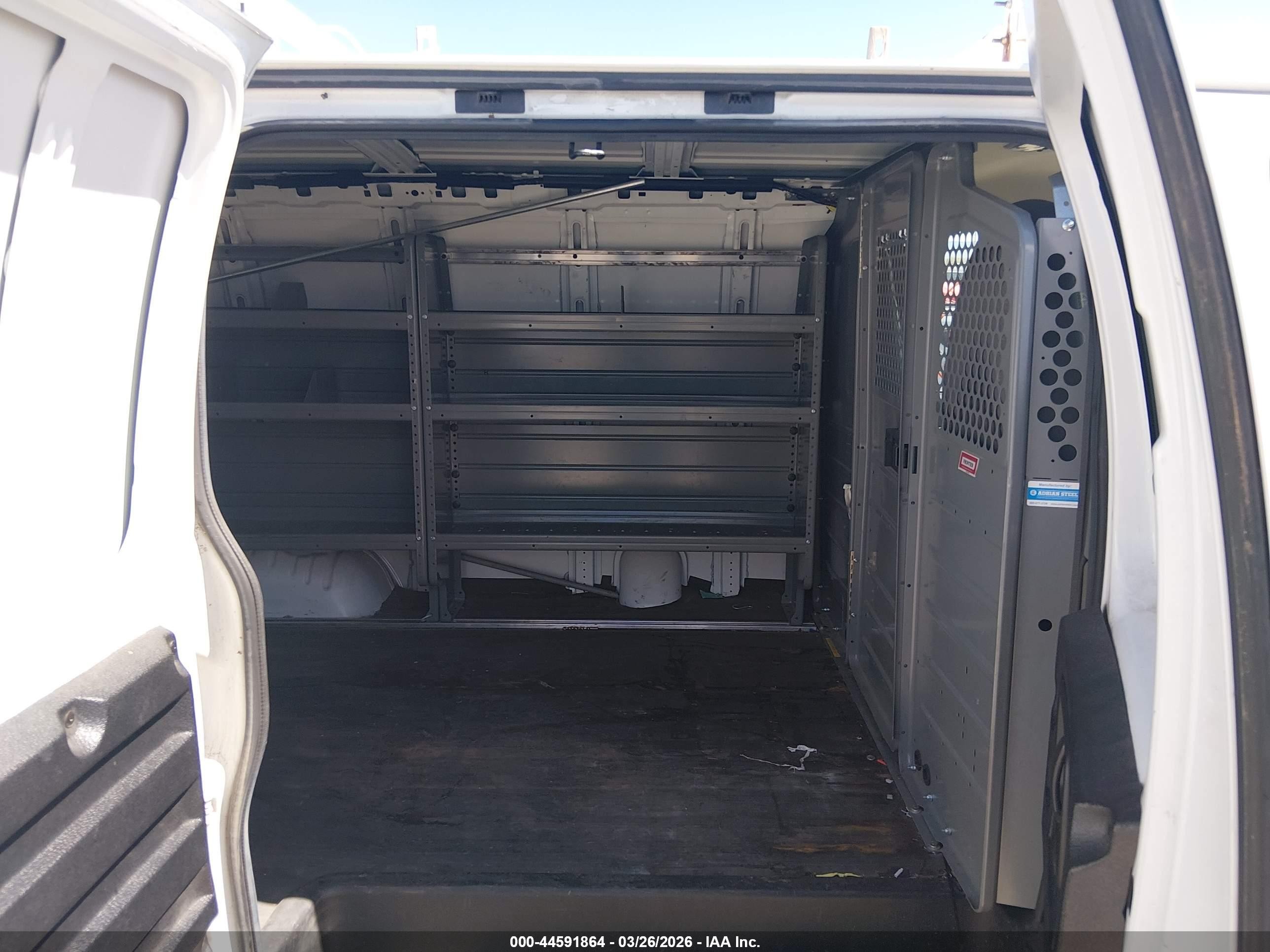 2014 Gmc Savana 1500 Work Van White vin: 1GTS8AF42E1170959