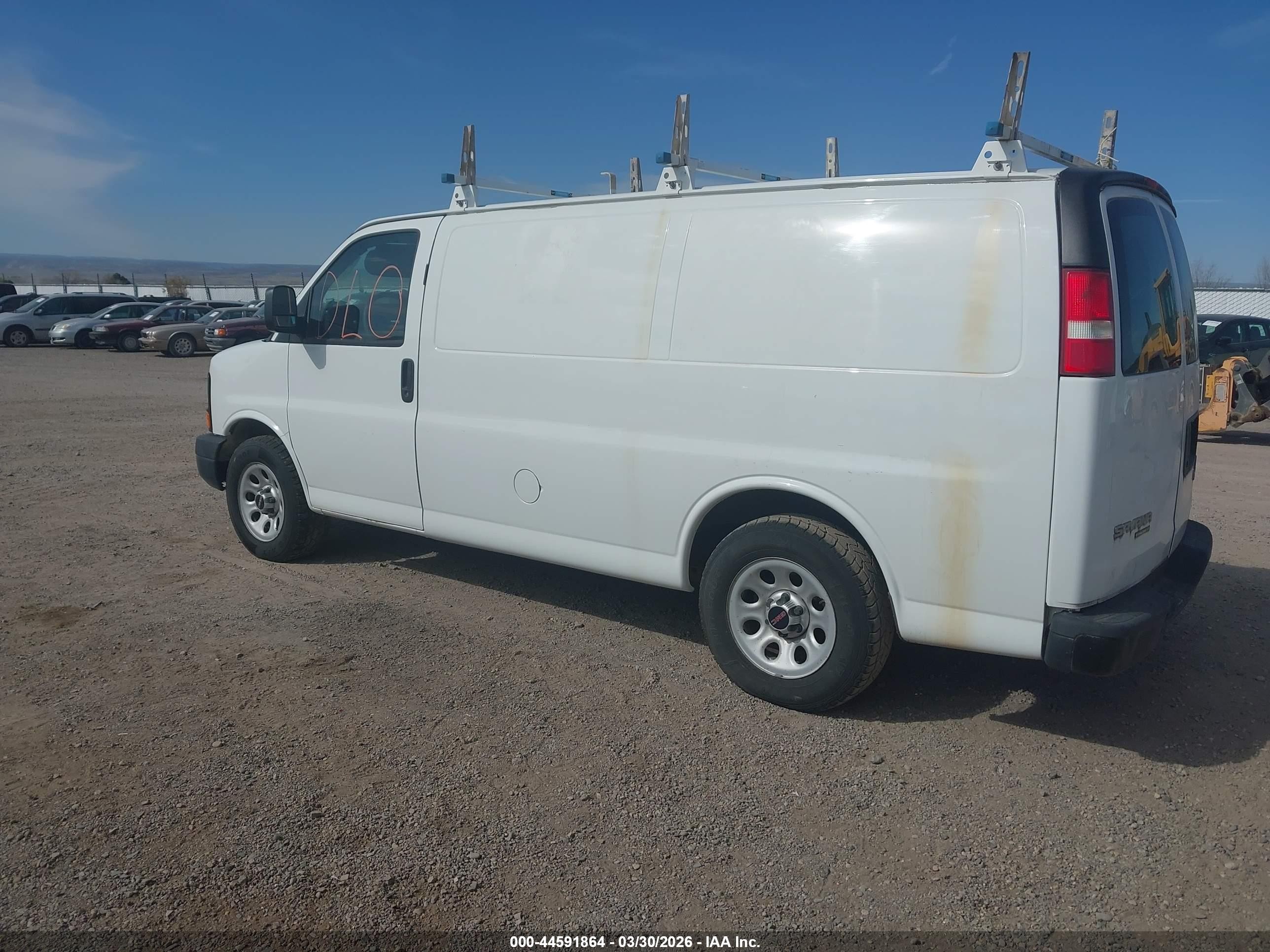 2014 Gmc Savana 1500 Work Van White vin: 1GTS8AF42E1170959