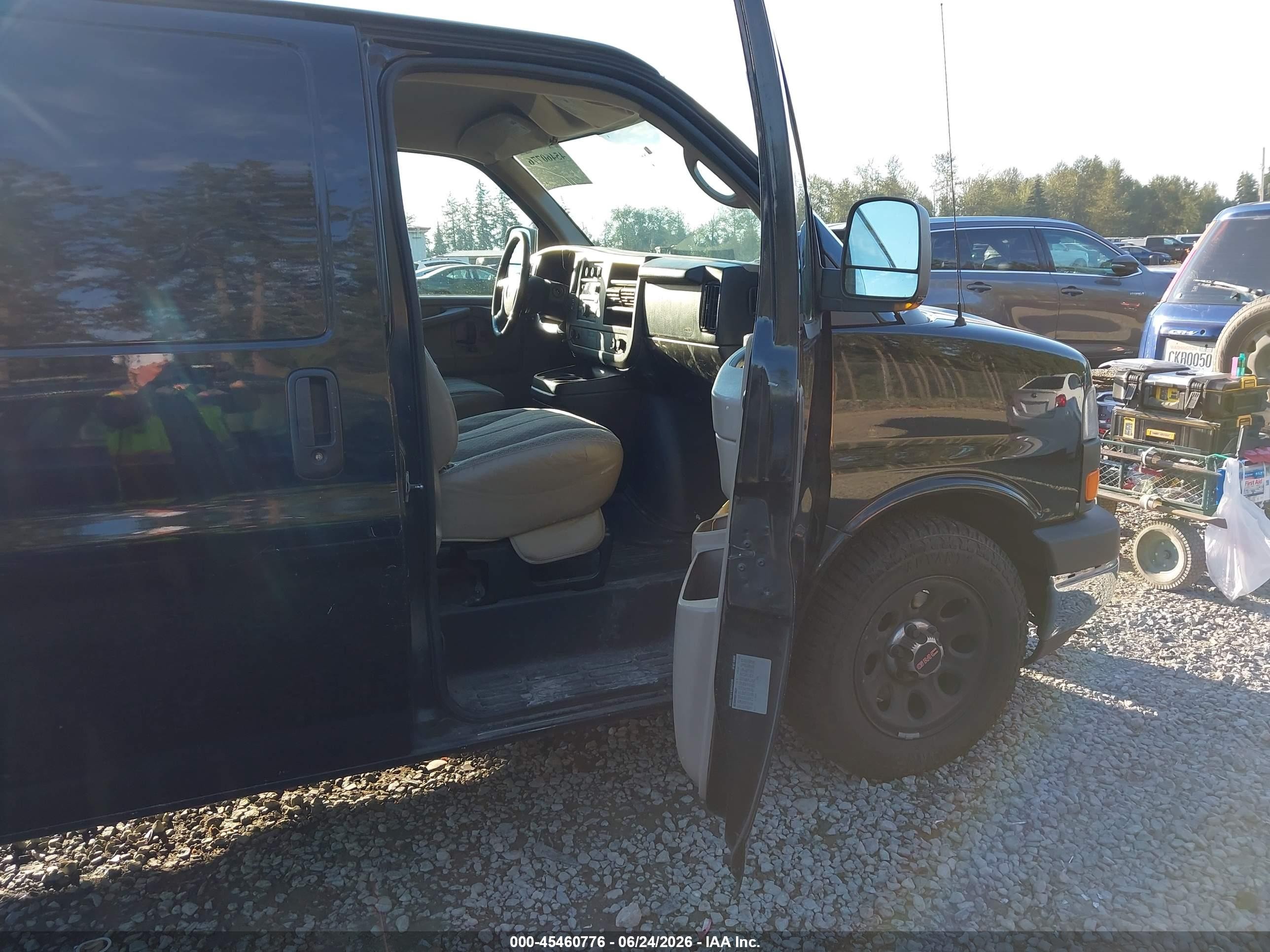 2011 Gmc Savana 1500 Work Van Черный vin: 1GTS8AF45B1155321