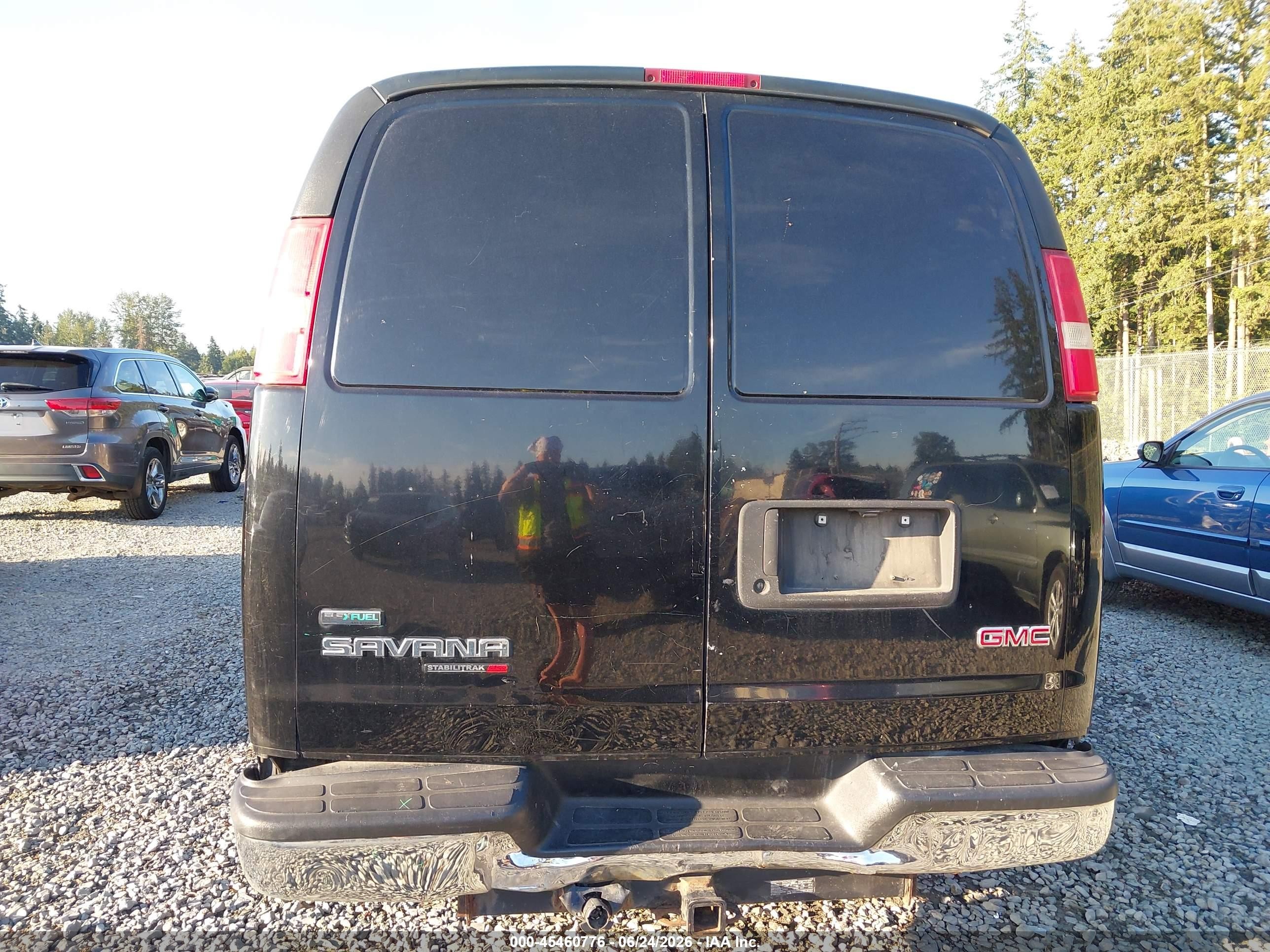 2011 Gmc Savana 1500 Work Van Черный vin: 1GTS8AF45B1155321