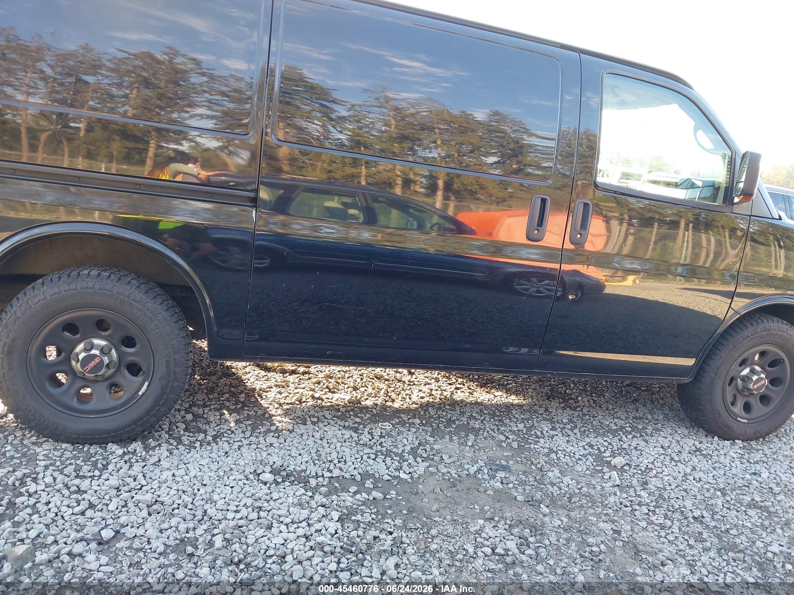 2011 Gmc Savana 1500 Work Van Черный vin: 1GTS8AF45B1155321