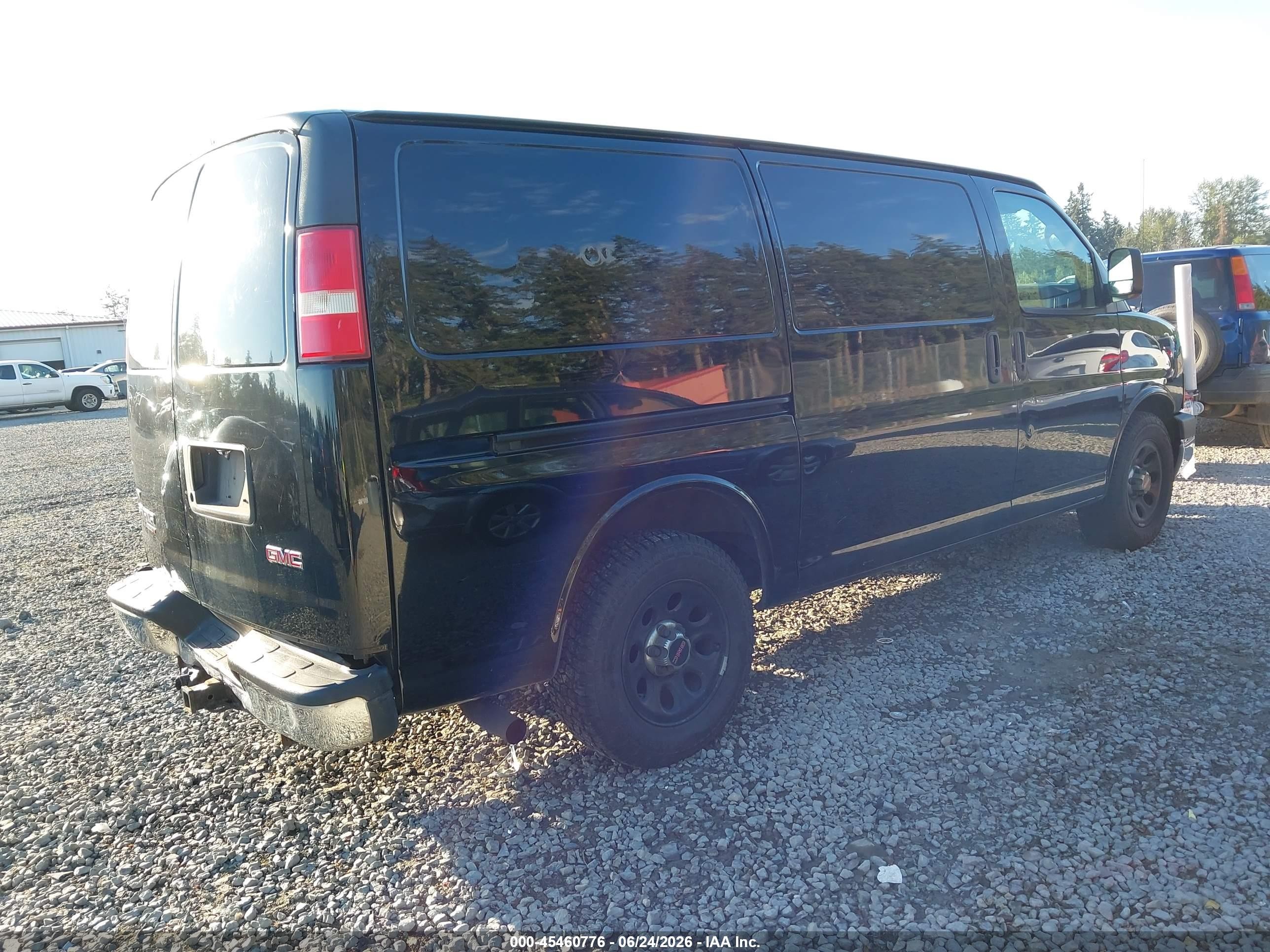 2011 Gmc Savana 1500 Work Van Черный vin: 1GTS8AF45B1155321