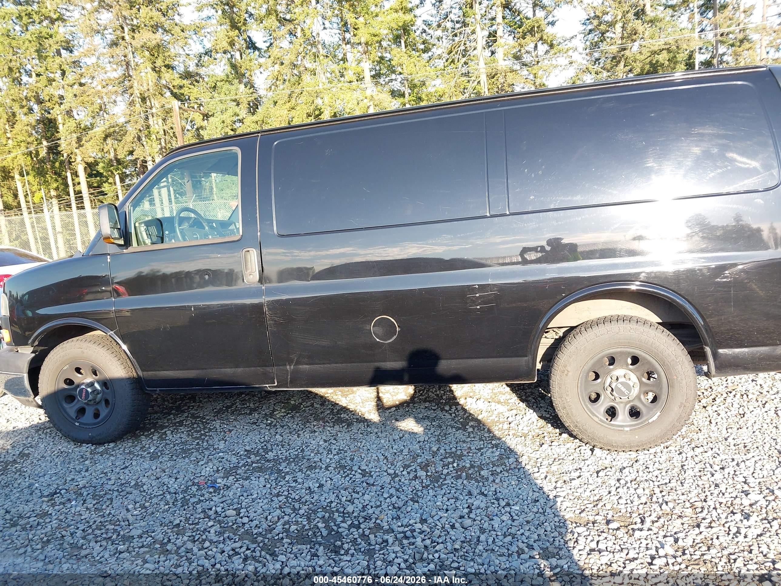 2011 Gmc Savana 1500 Work Van Черный vin: 1GTS8AF45B1155321