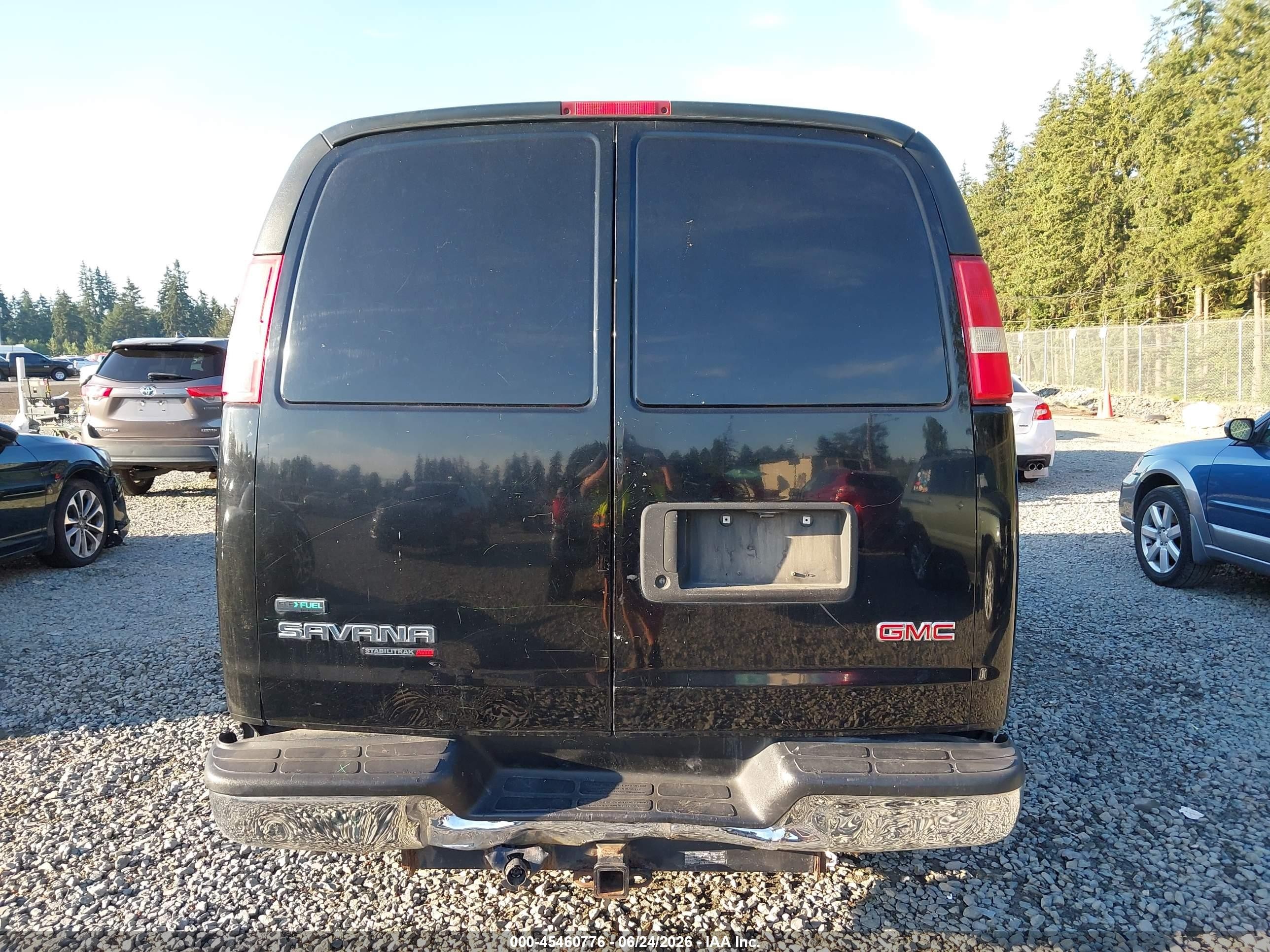 2011 Gmc Savana 1500 Work Van Черный vin: 1GTS8AF45B1155321