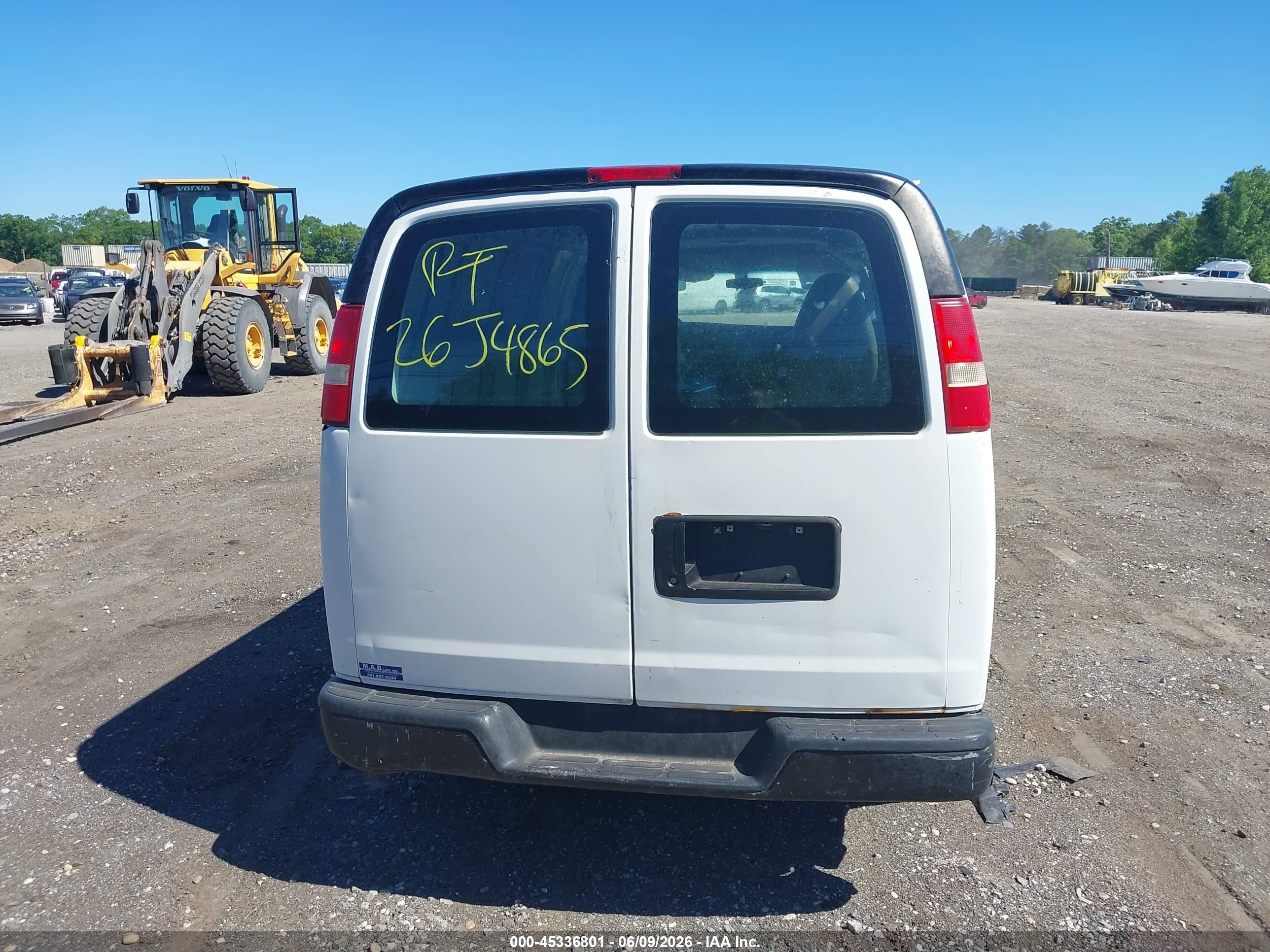 2012 Gmc Savana 1500 Work Van White vin: 1GTS8AF47C1134651