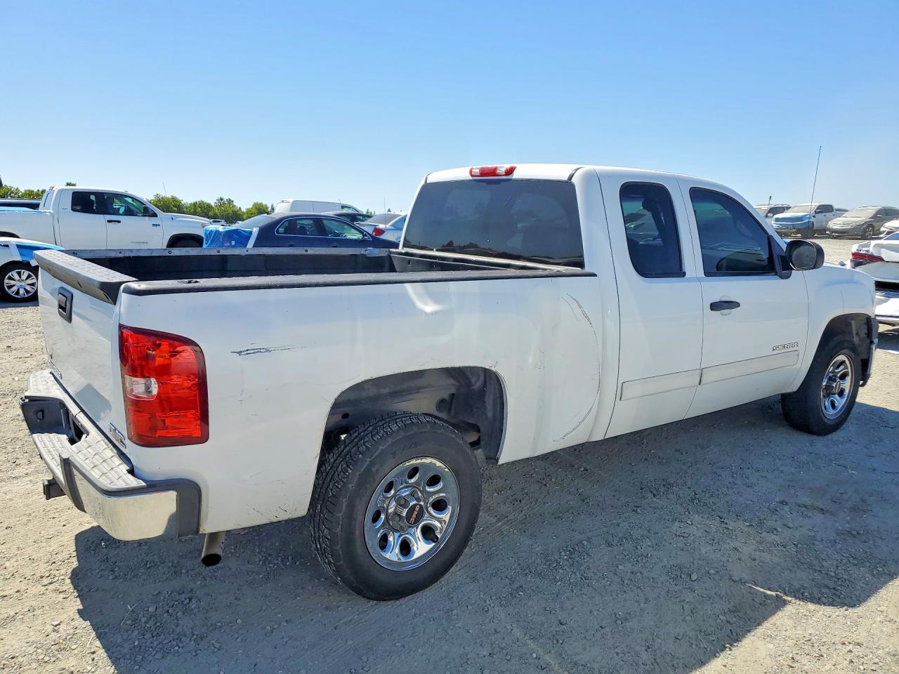 2010 Gmc Sierra C1500 Sl White vin: 1GTSCUEA4AZ280107