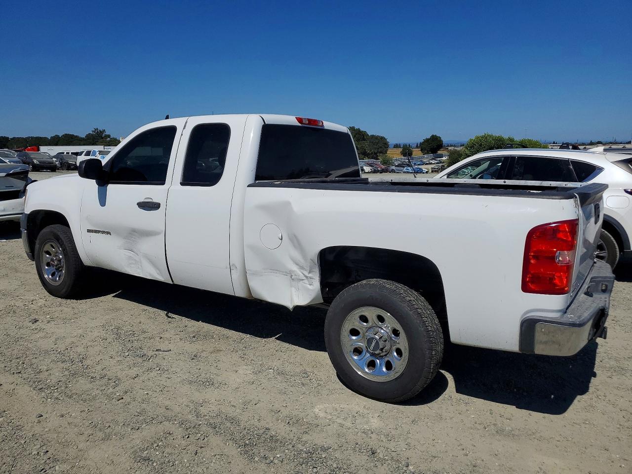 2010 Gmc Sierra C1500 Sl White vin: 1GTSCUEA4AZ280107