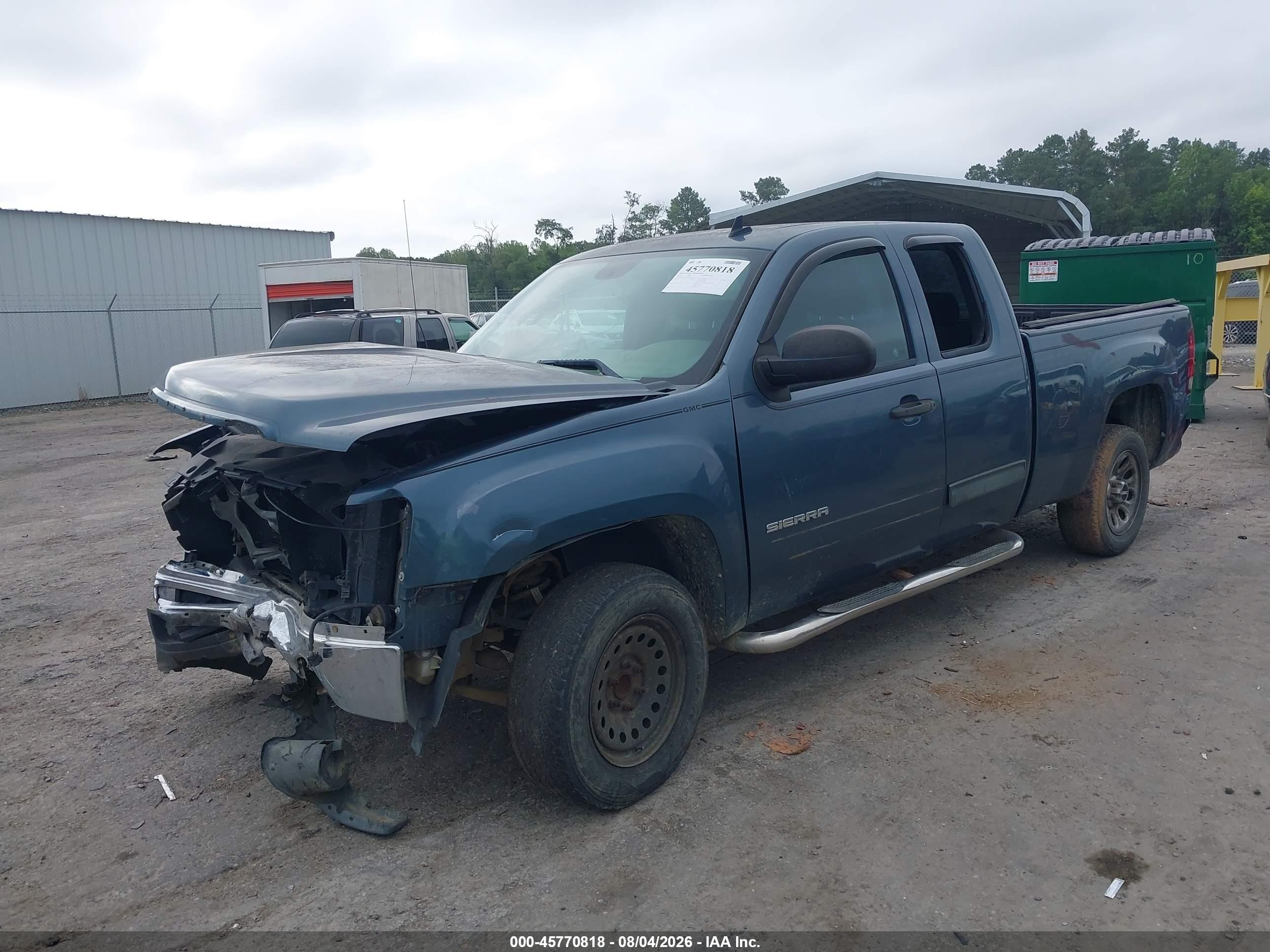 2010 Gmc Sierra 1500 Sl Синий vin: 1GTSCUEA9AZ188331