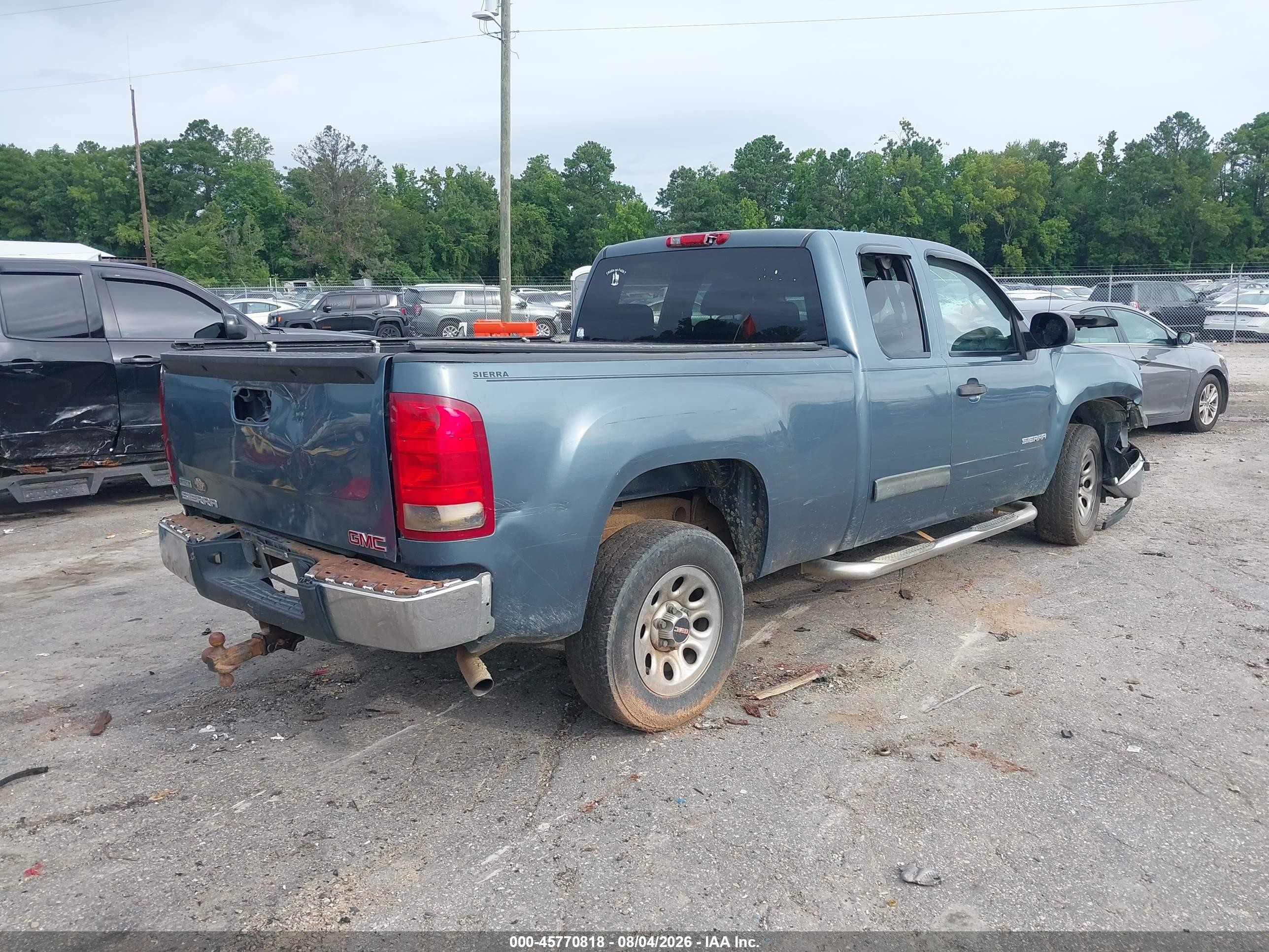 2010 Gmc Sierra 1500 Sl Синий vin: 1GTSCUEA9AZ188331