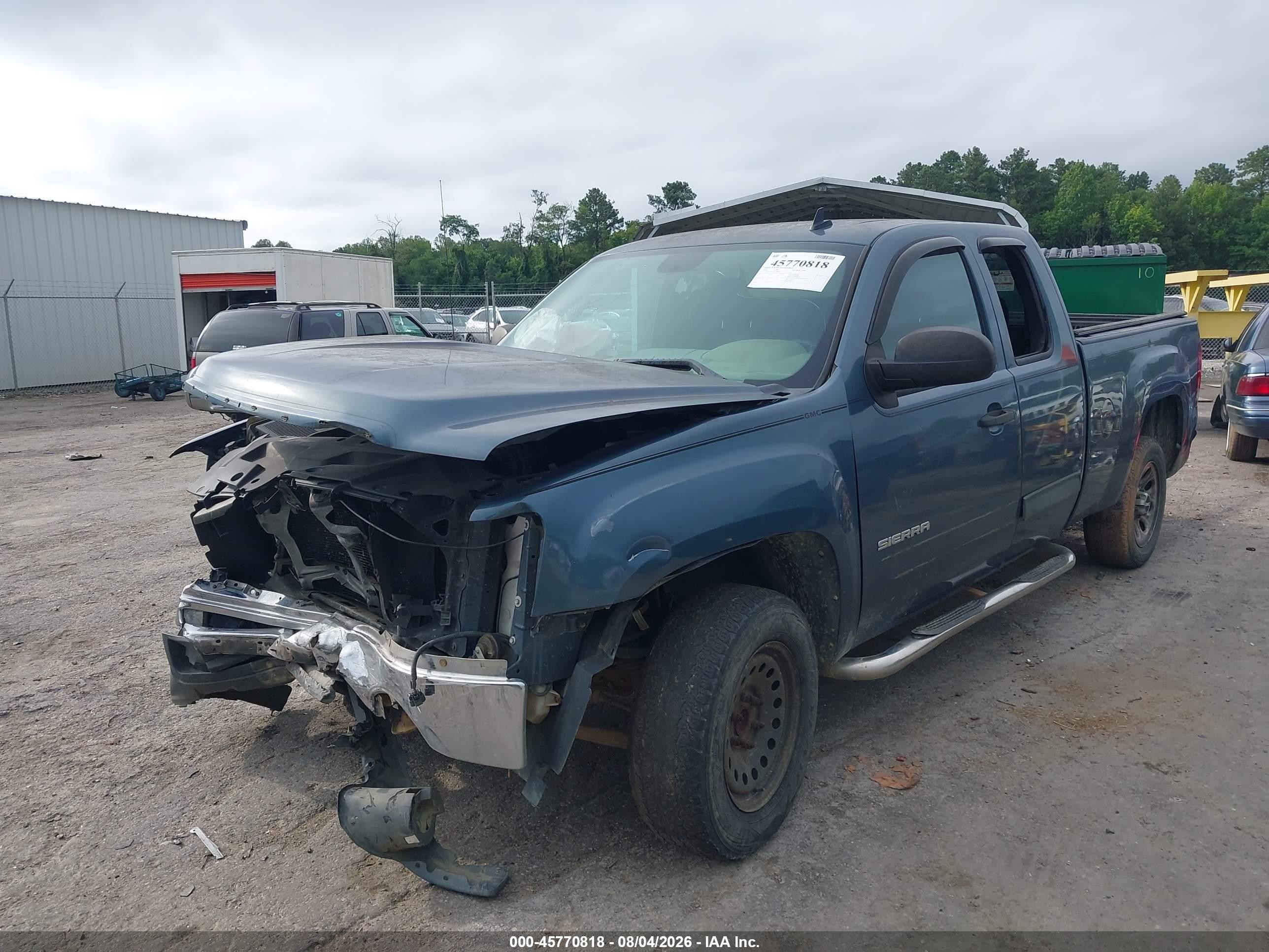 2010 Gmc Sierra 1500 Sl Синий vin: 1GTSCUEA9AZ188331