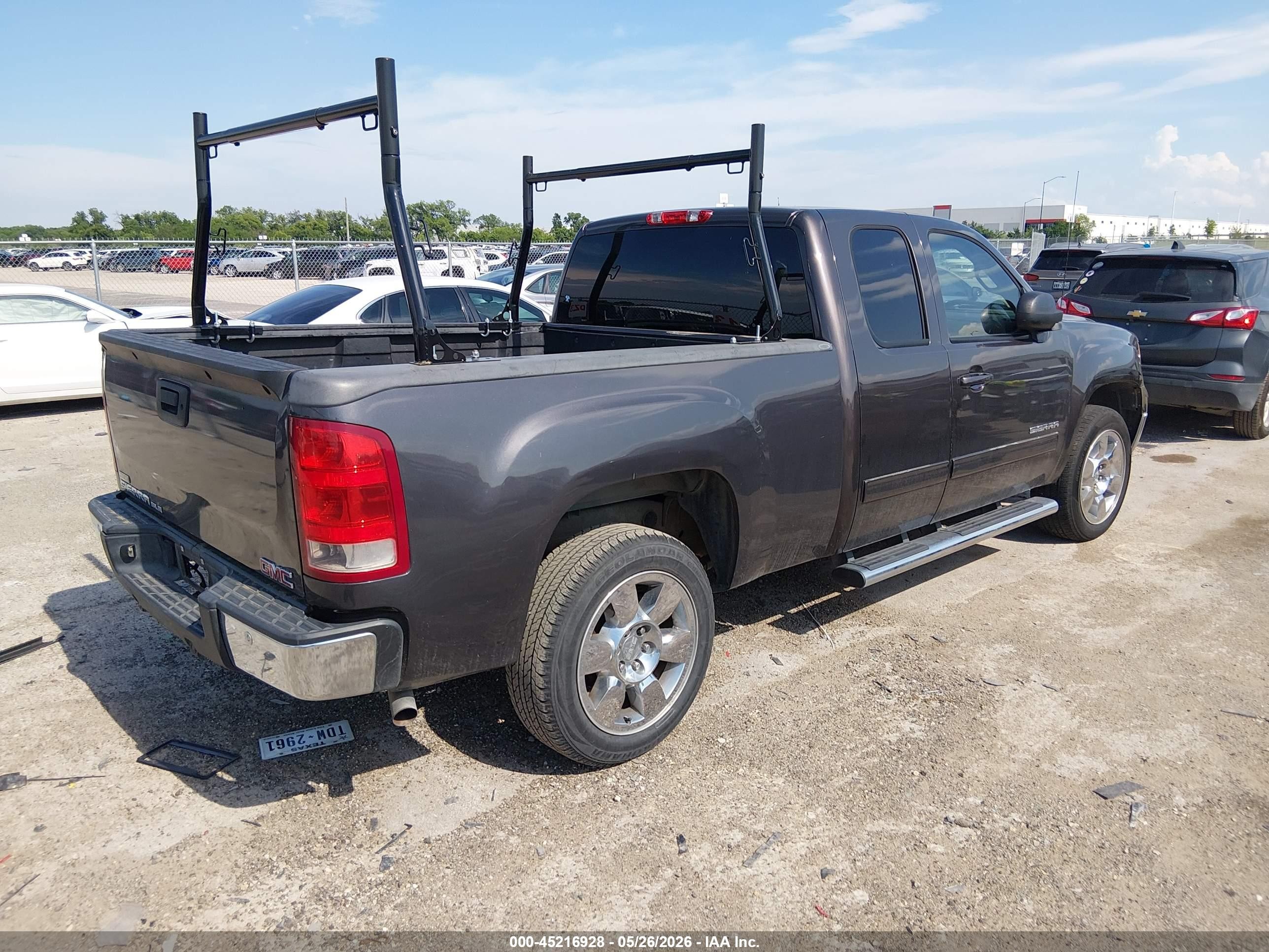 2010 Gmc Sierra C1500 Sle Gray vin: 1GTSCVE01AZ250415